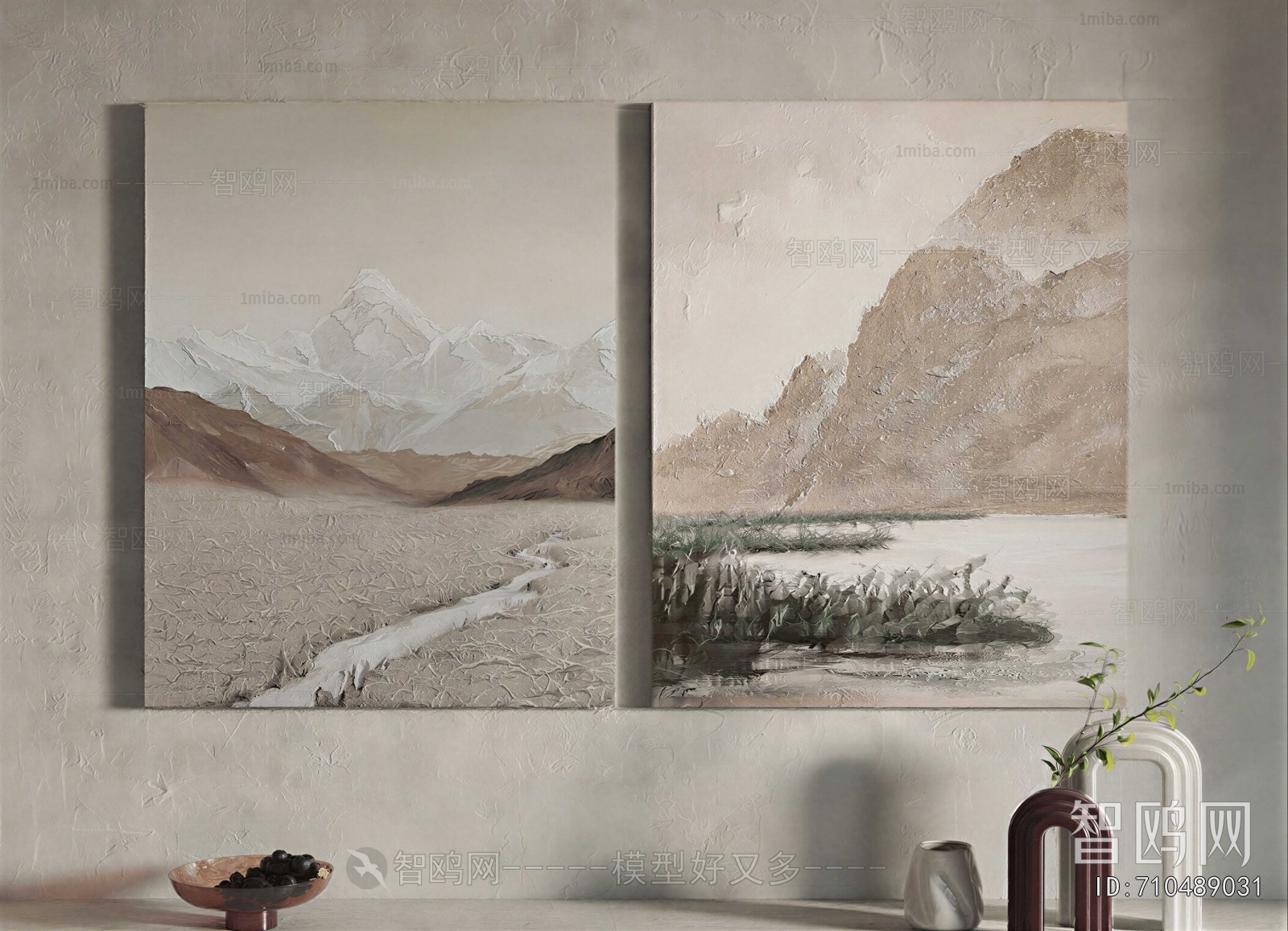 Wabi-sabi Style Painting