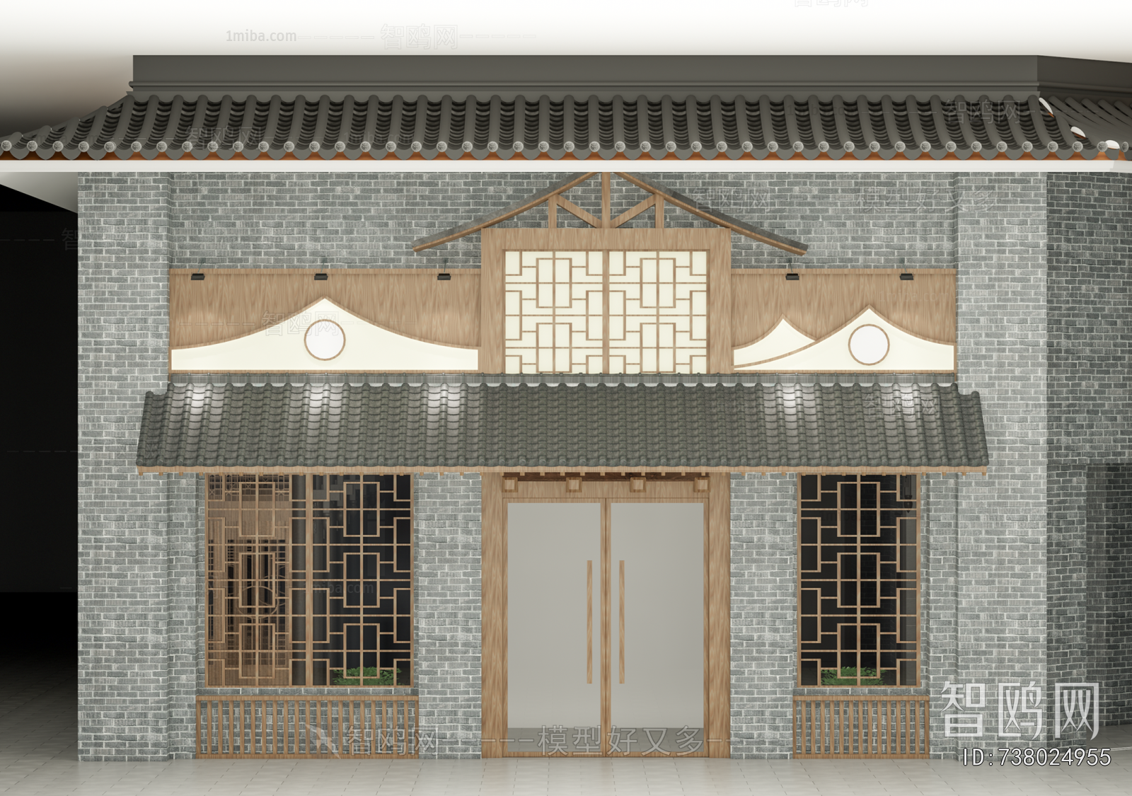 New Chinese Style Facade Element