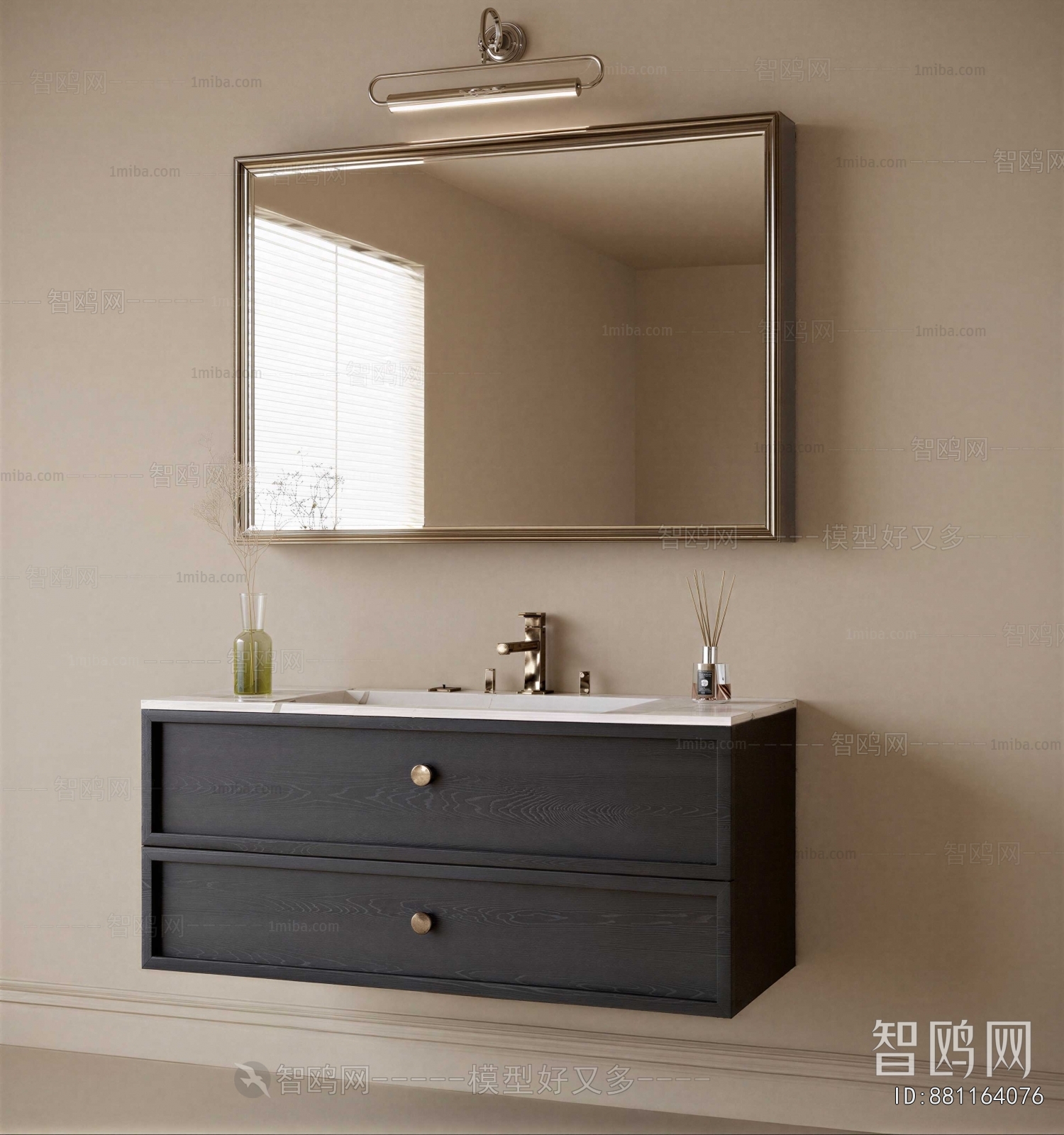 French Style Bathroom Cabinet