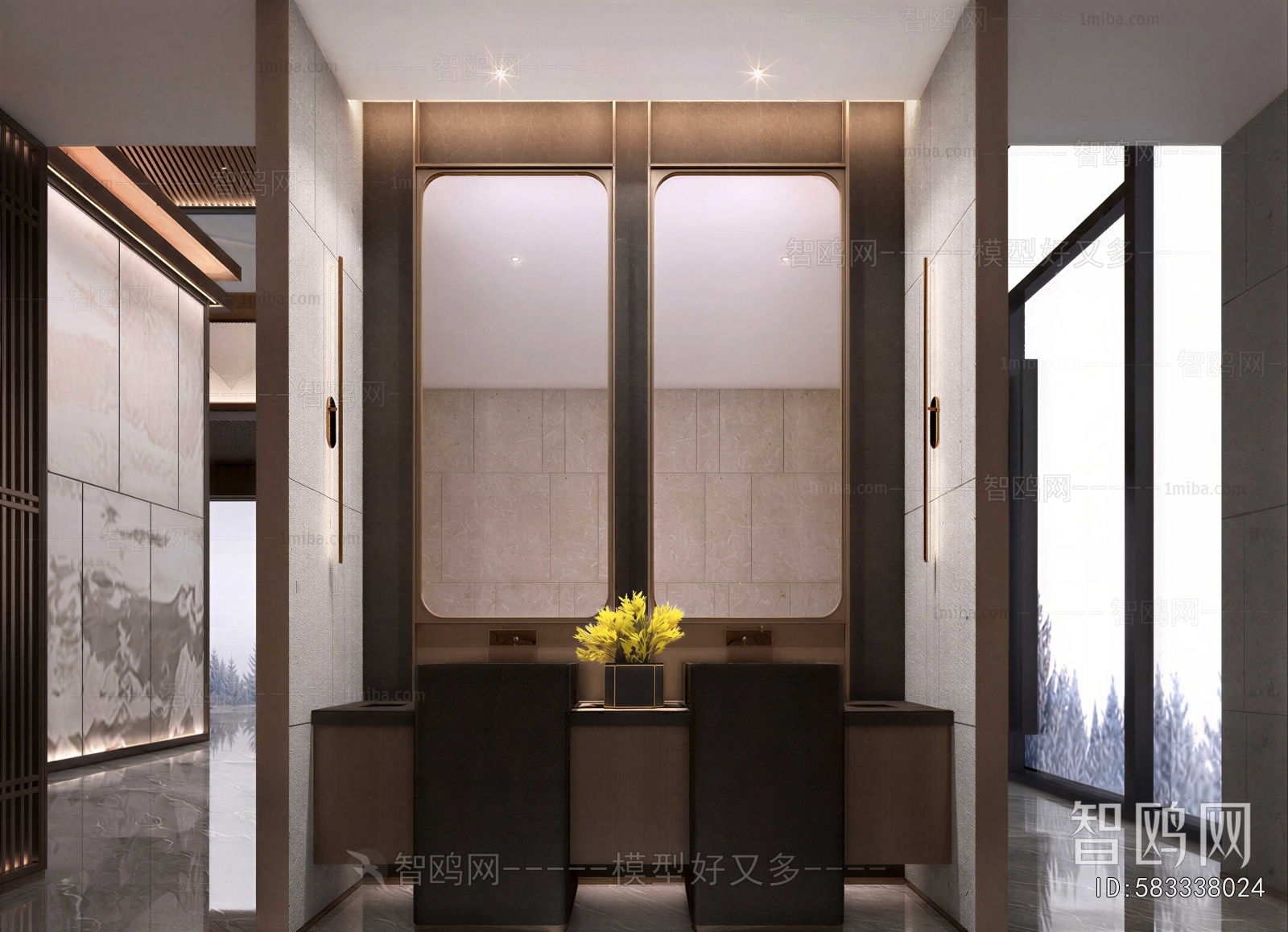 Modern Public Toilet