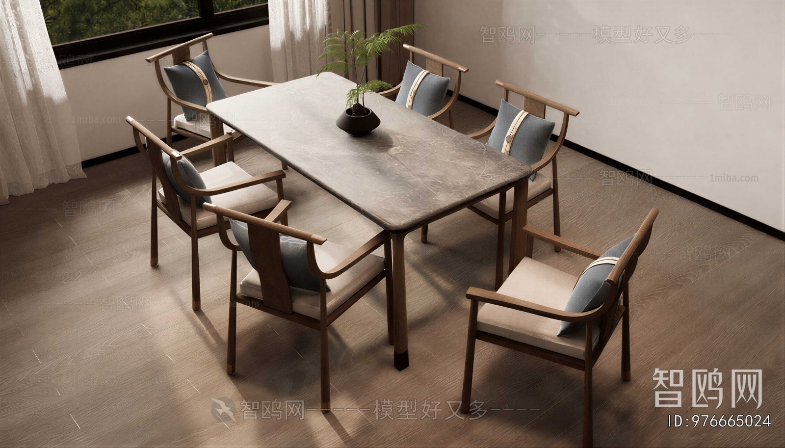 New Chinese Style Dining Table And Chairs