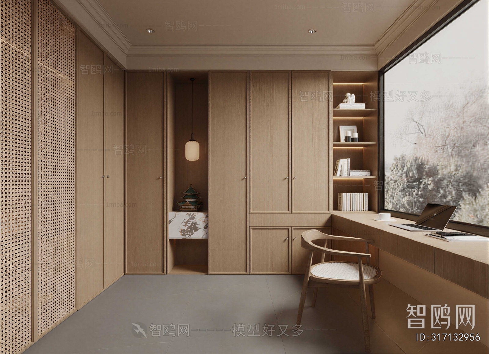 Modern Clothes Storage Area