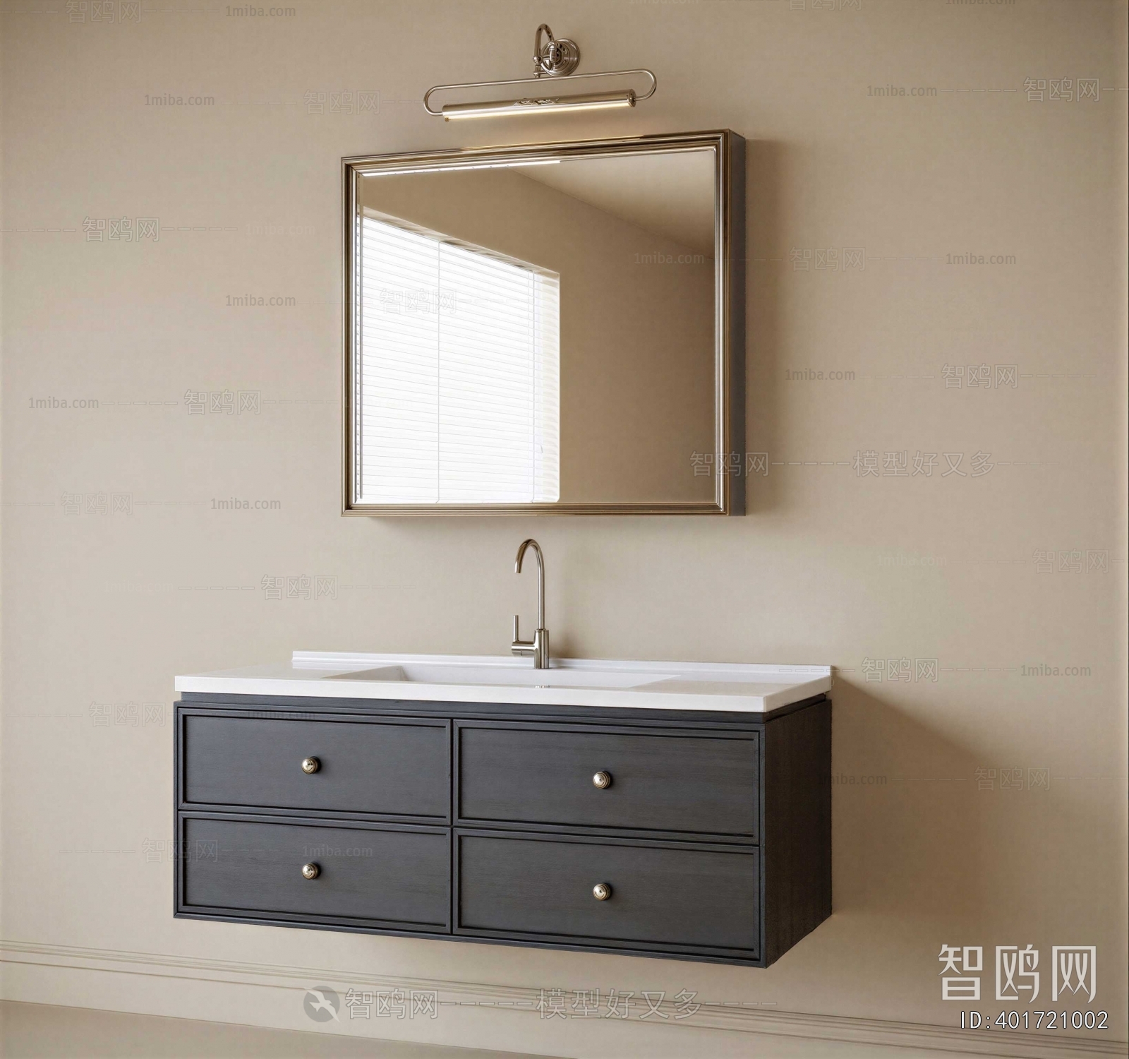 French Style Bathroom Cabinet