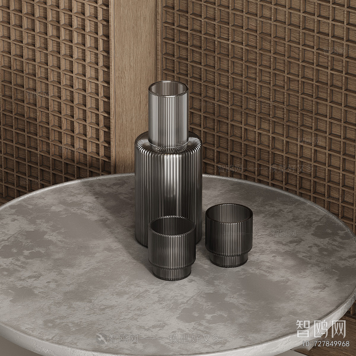 Wabi-sabi Style TV Wall