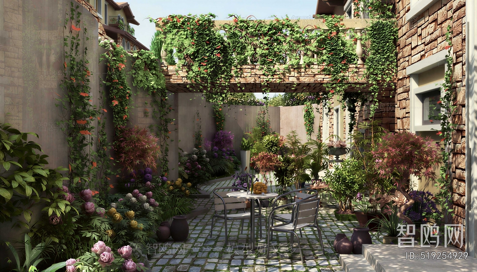 Modern Courtyard/landscape