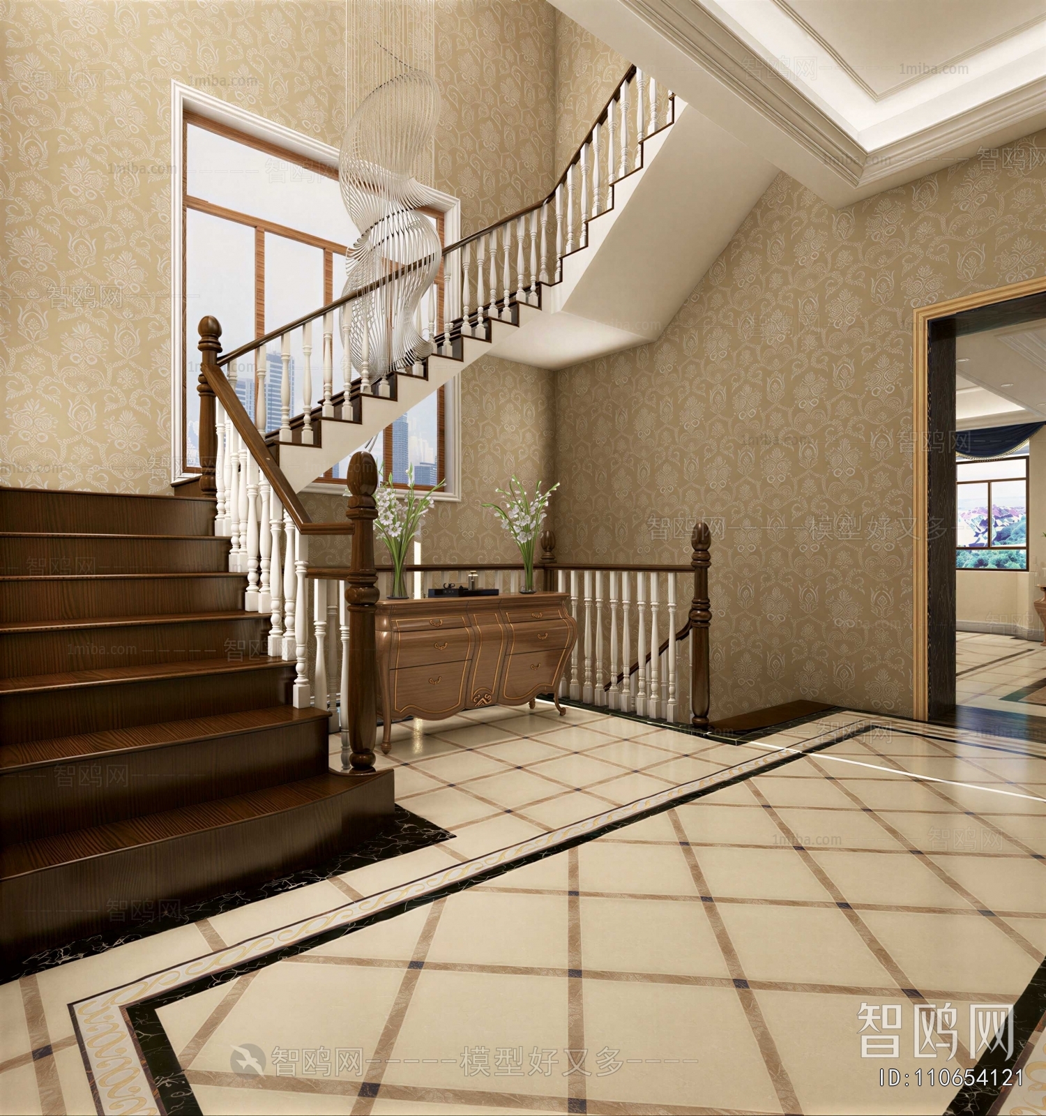 European Style Stairwell