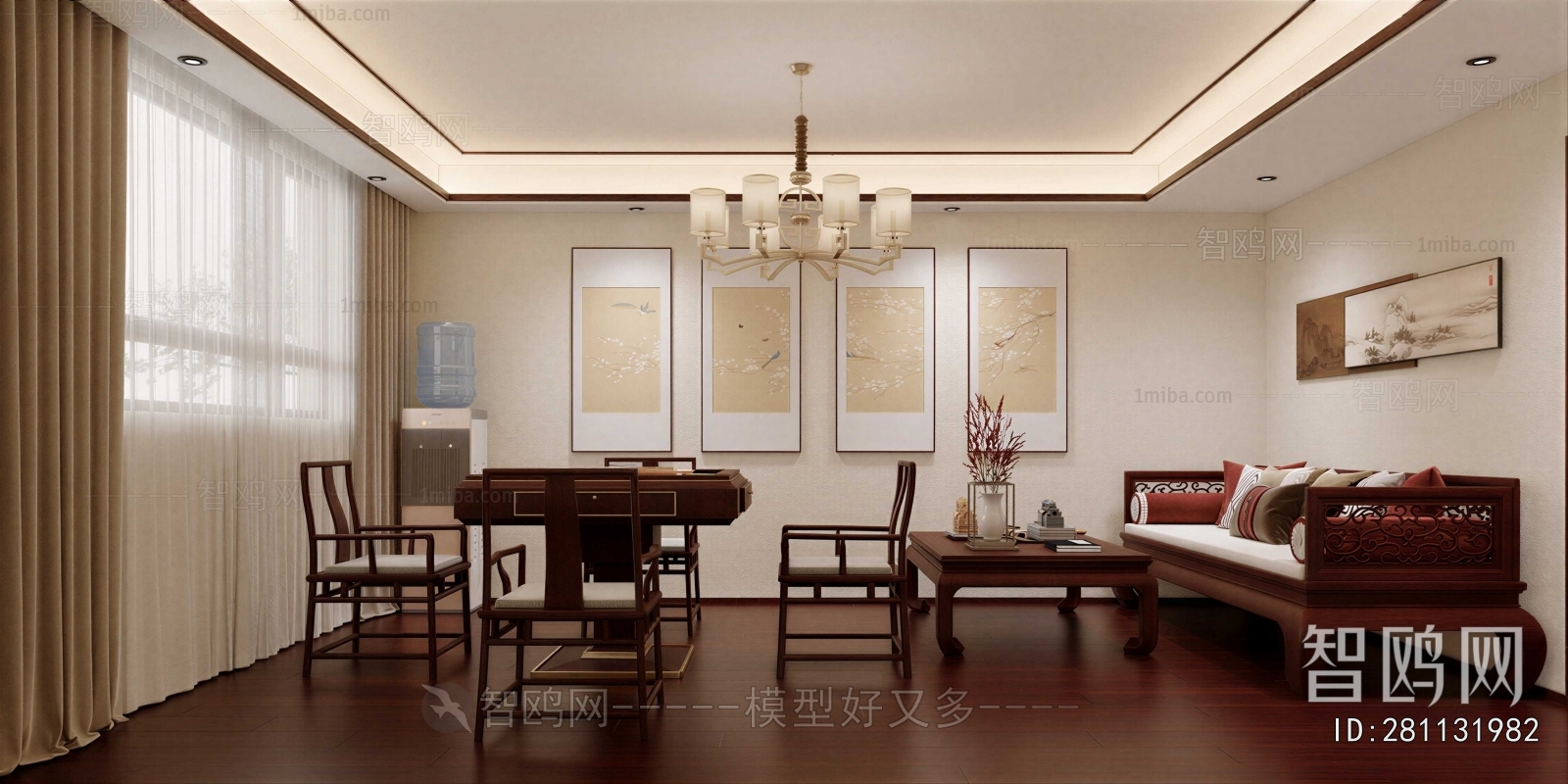 New Chinese Style Chess And Card Room