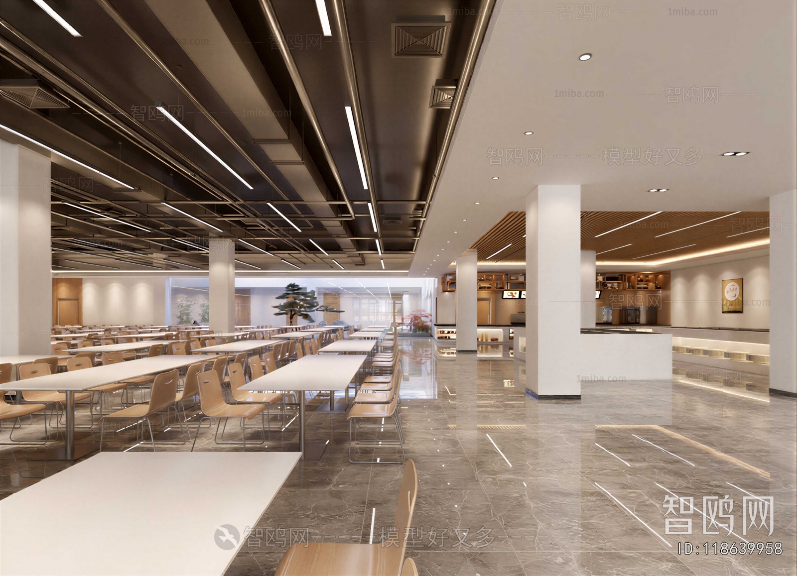 Modern Office Canteen