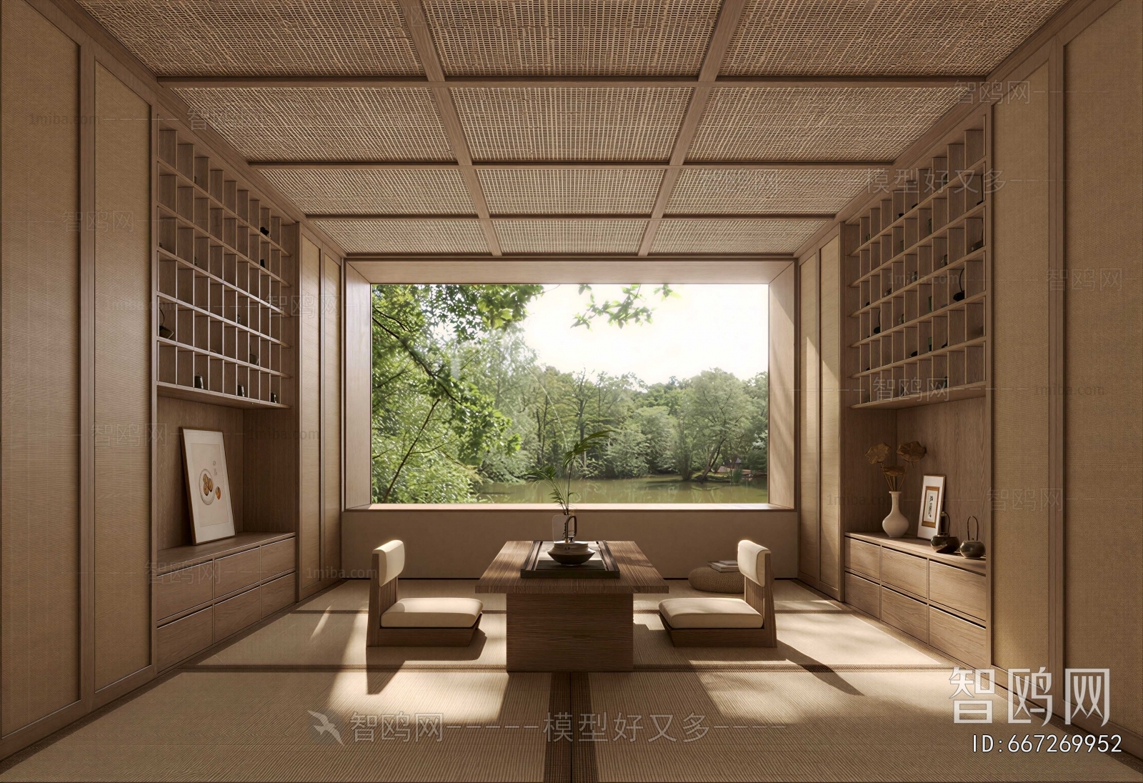 Wabi-sabi Style Tea House