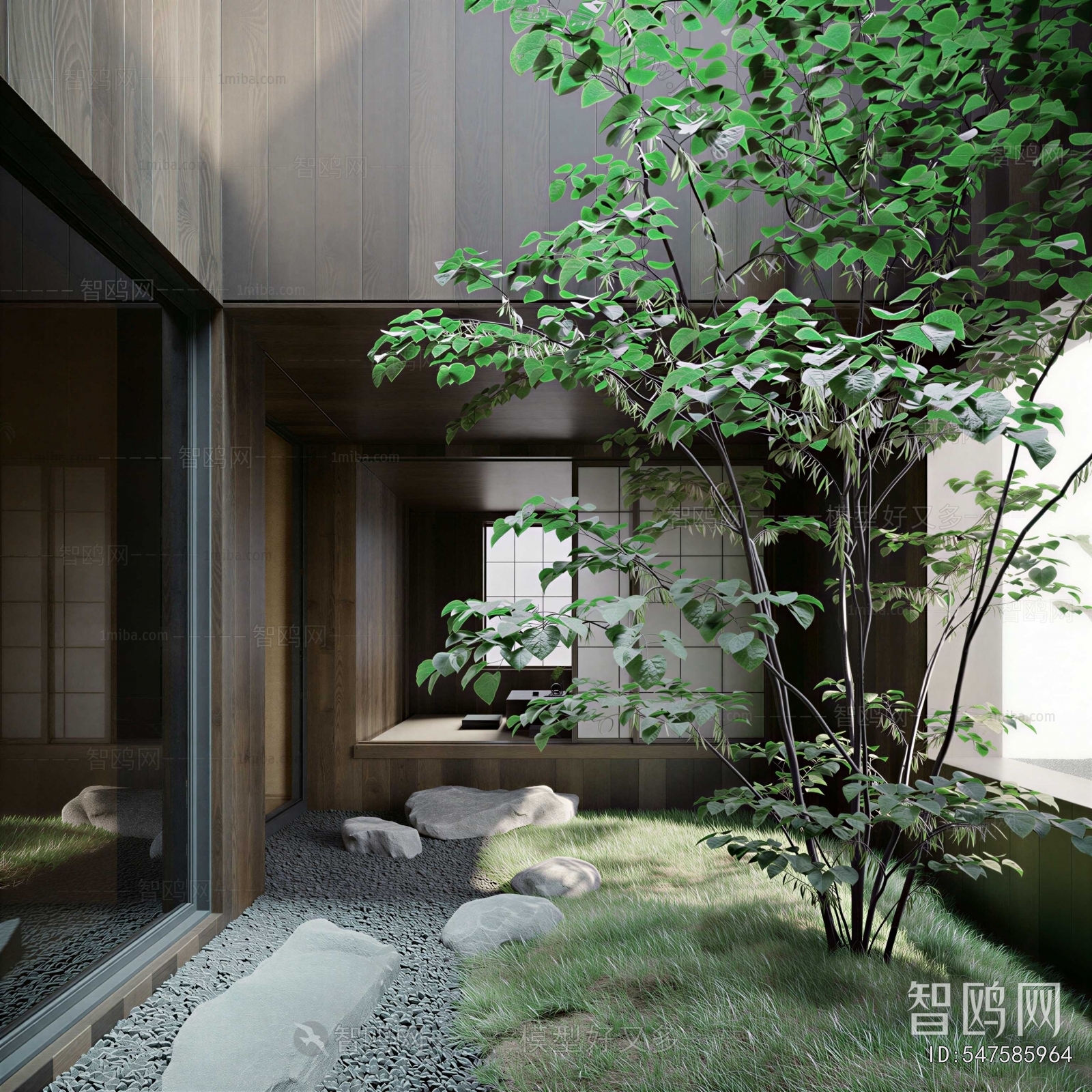 New Chinese Style Courtyard/landscape