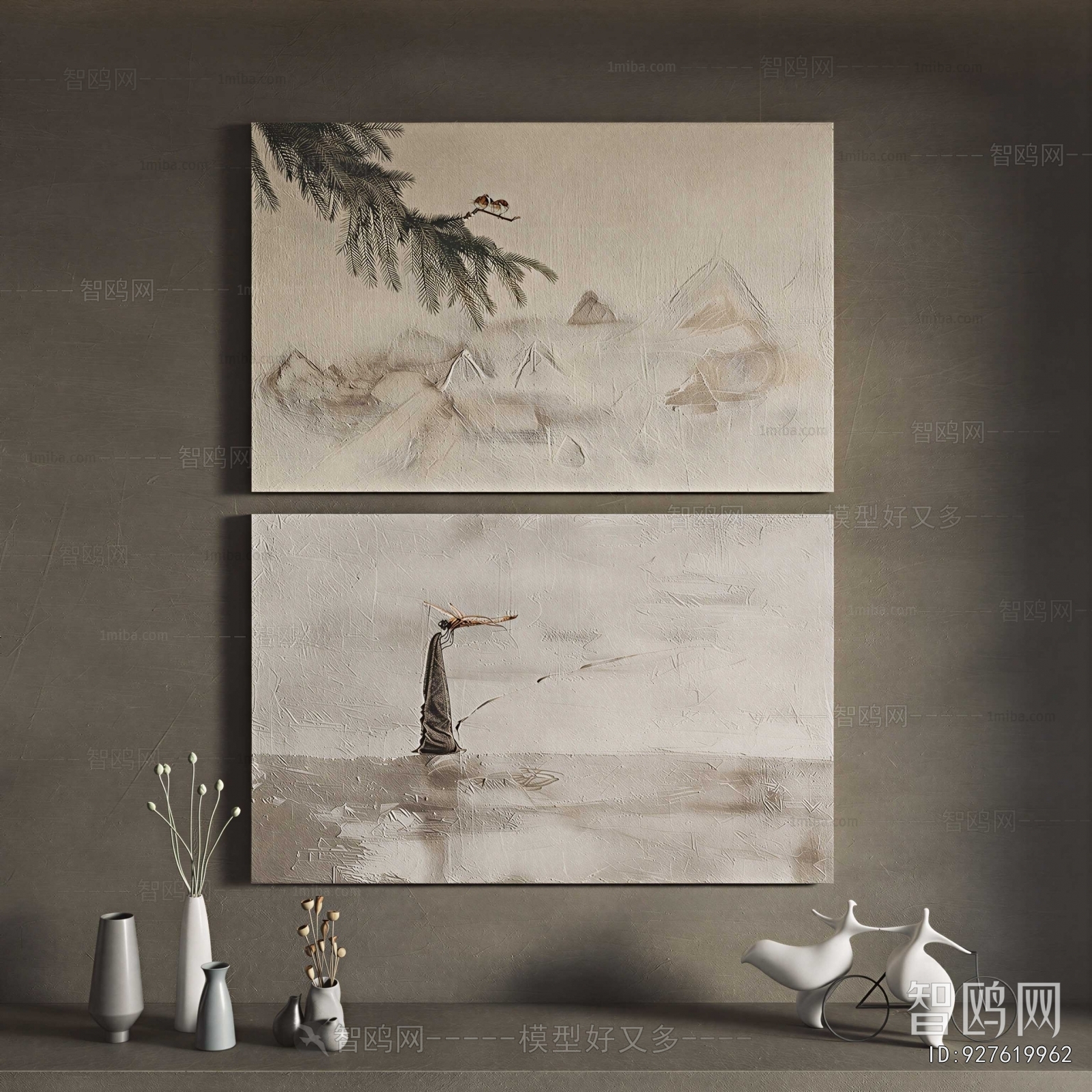 Wabi-sabi Style Painting