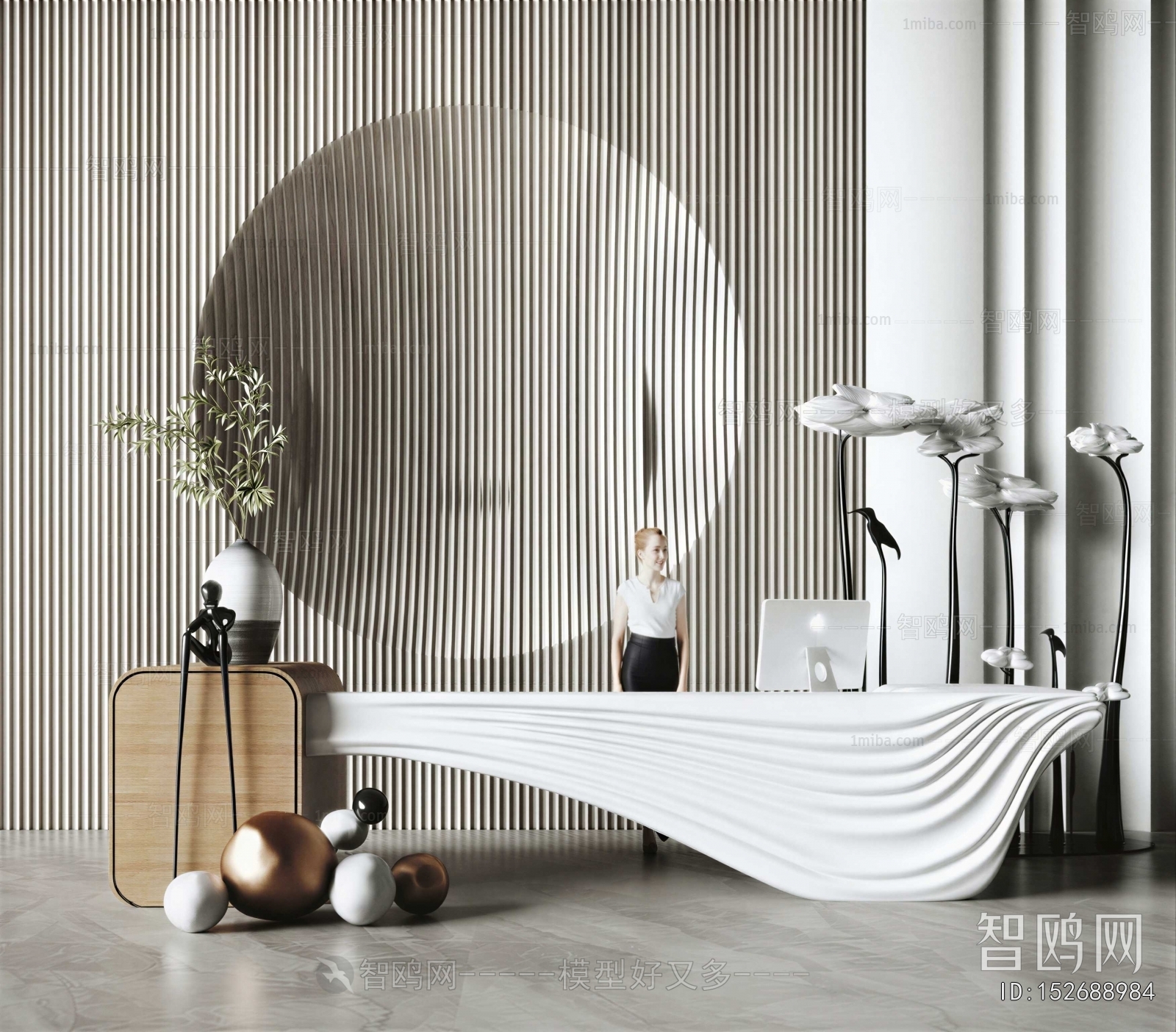 Modern Reception Desk