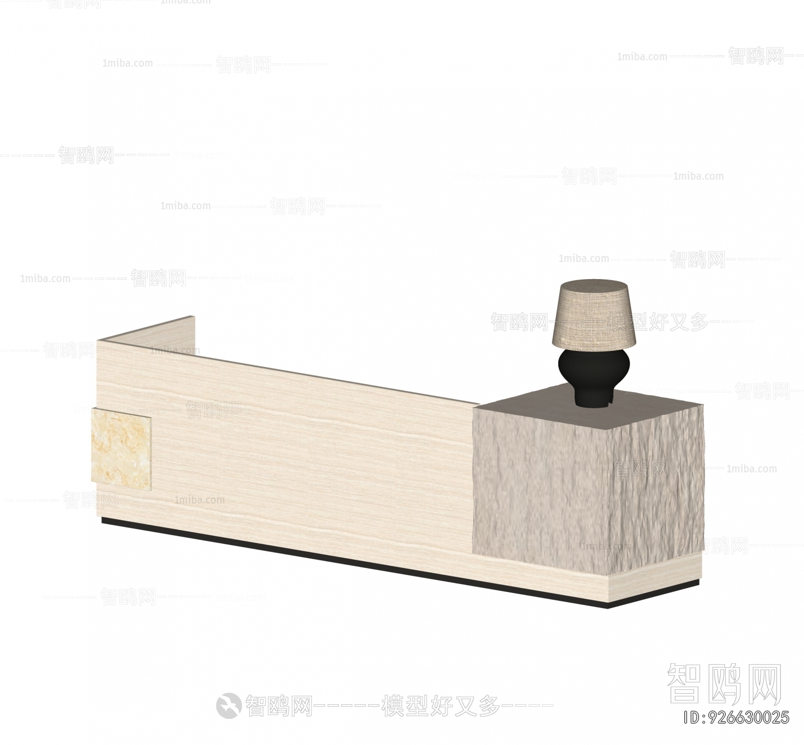 Wabi-sabi Style Reception Desk