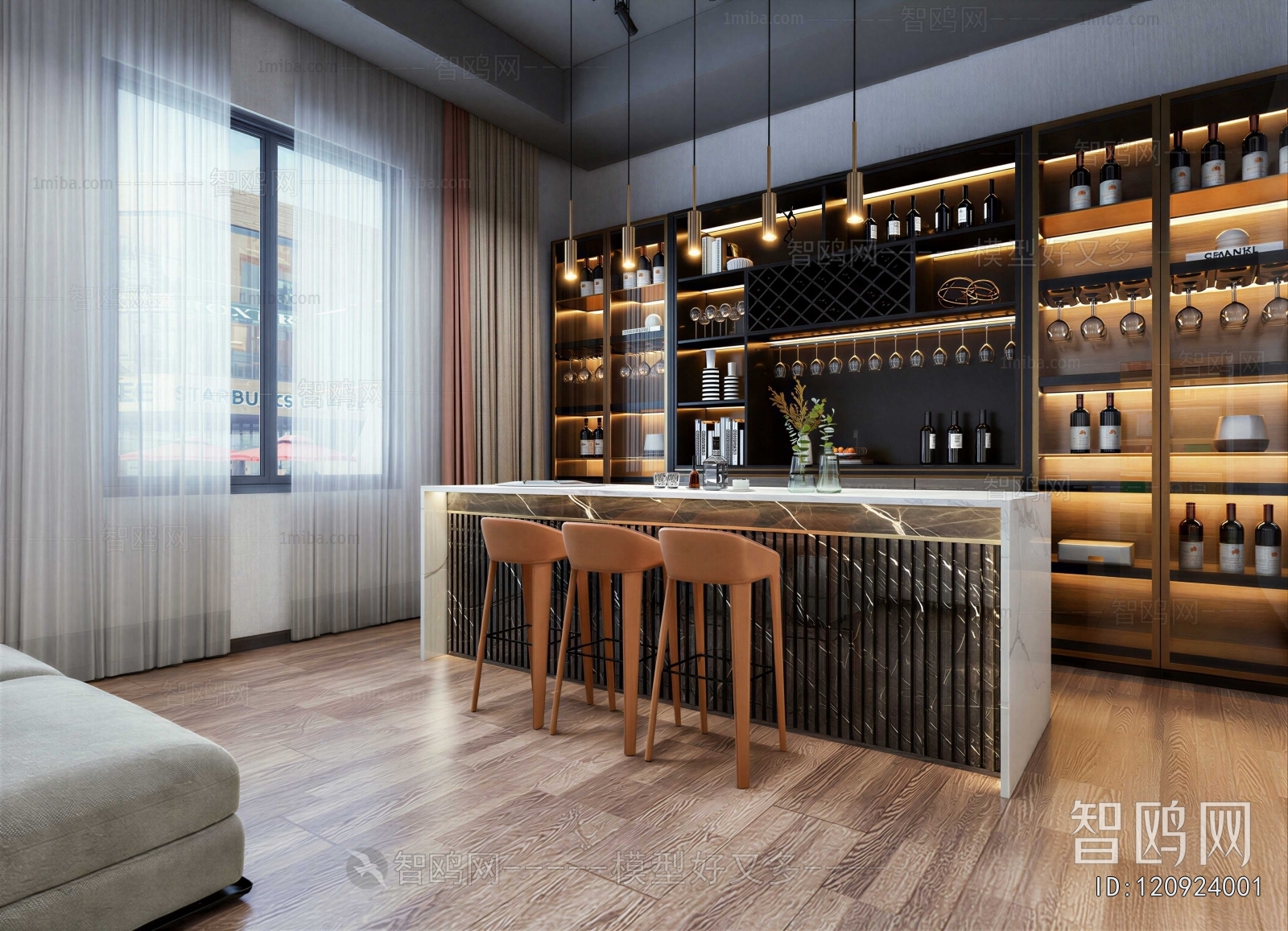 Modern Wine Cellar/Wine Tasting Room