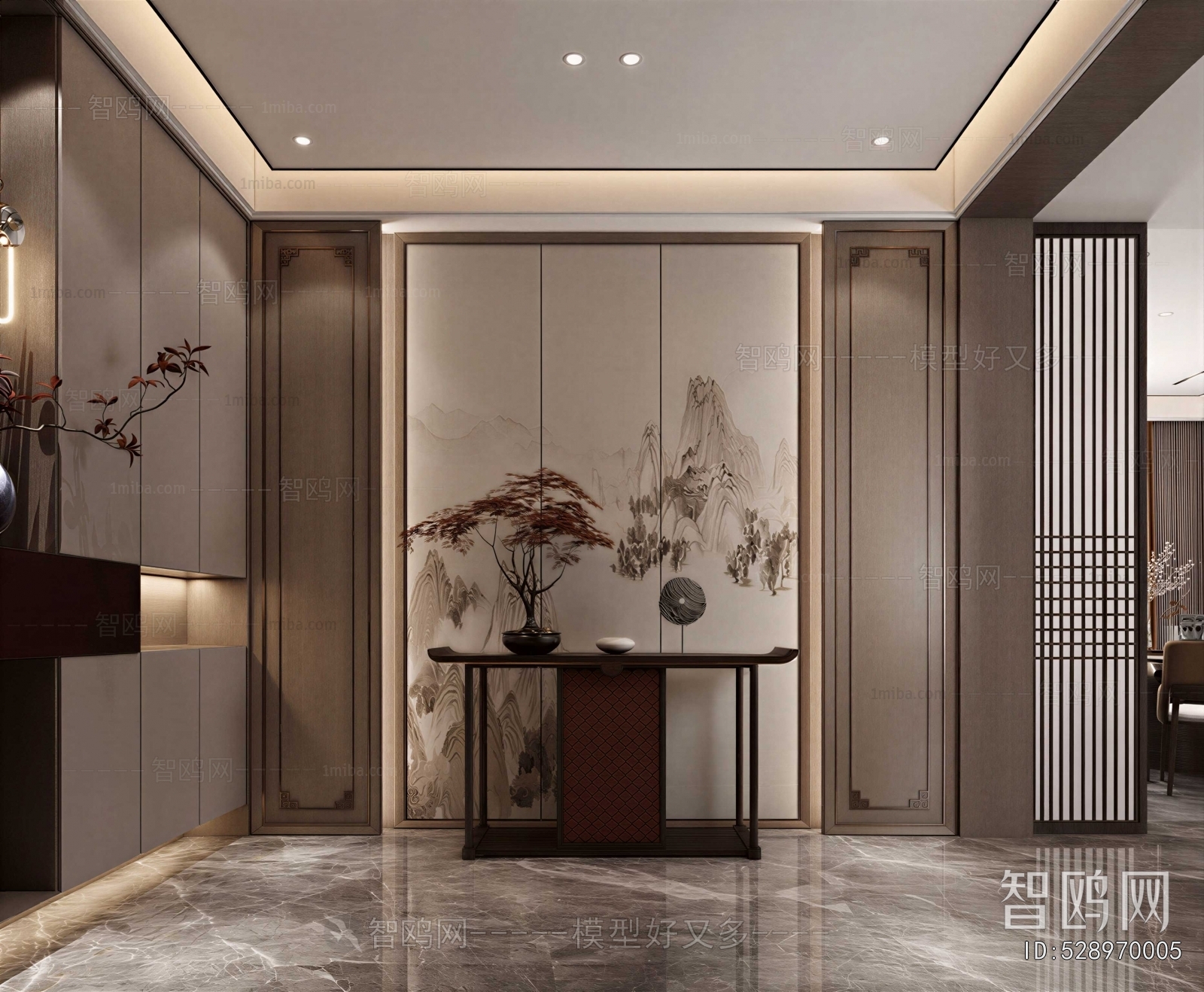 New Chinese Style Hallway