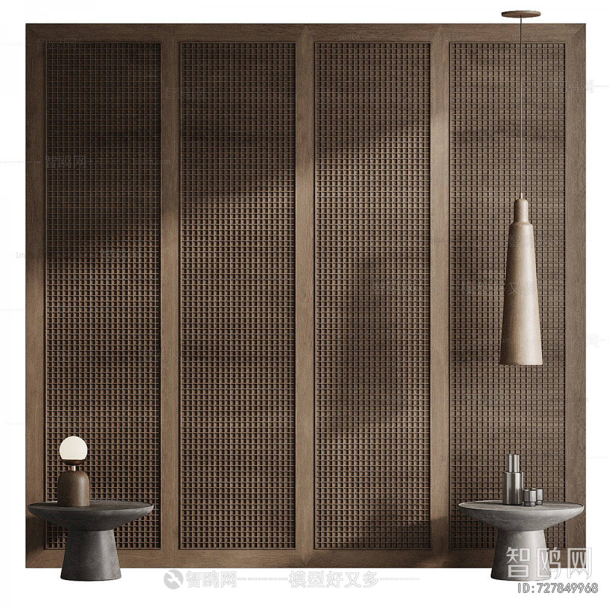 Wabi-sabi Style TV Wall