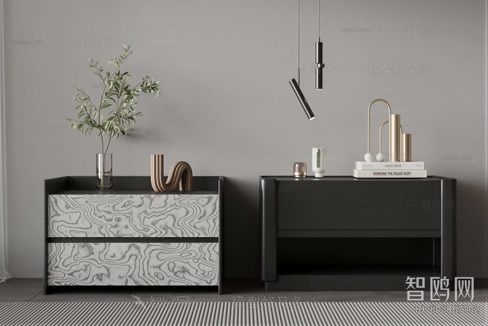 Modern Bedside Cupboard