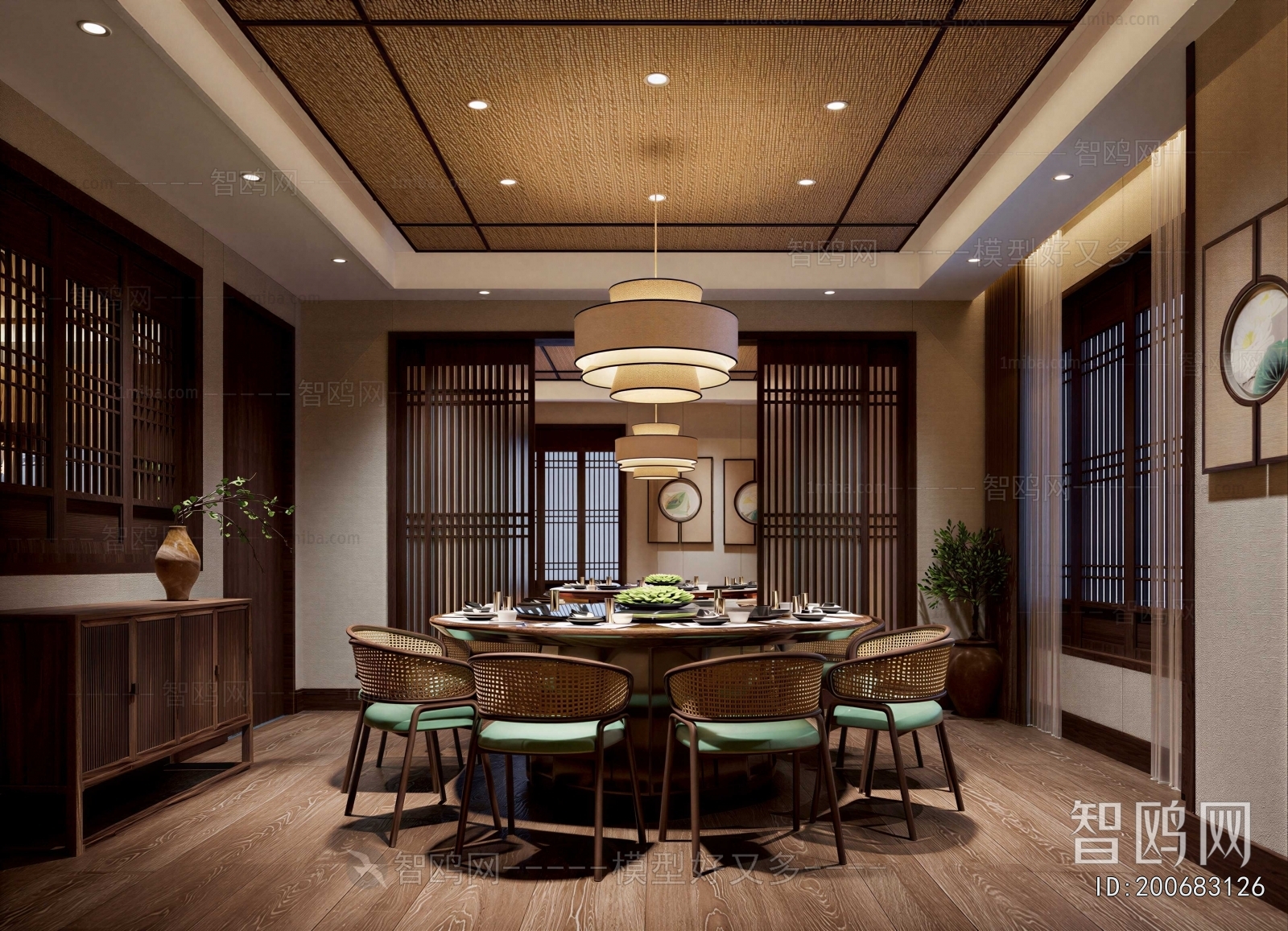 New Chinese Style Restaurant Box