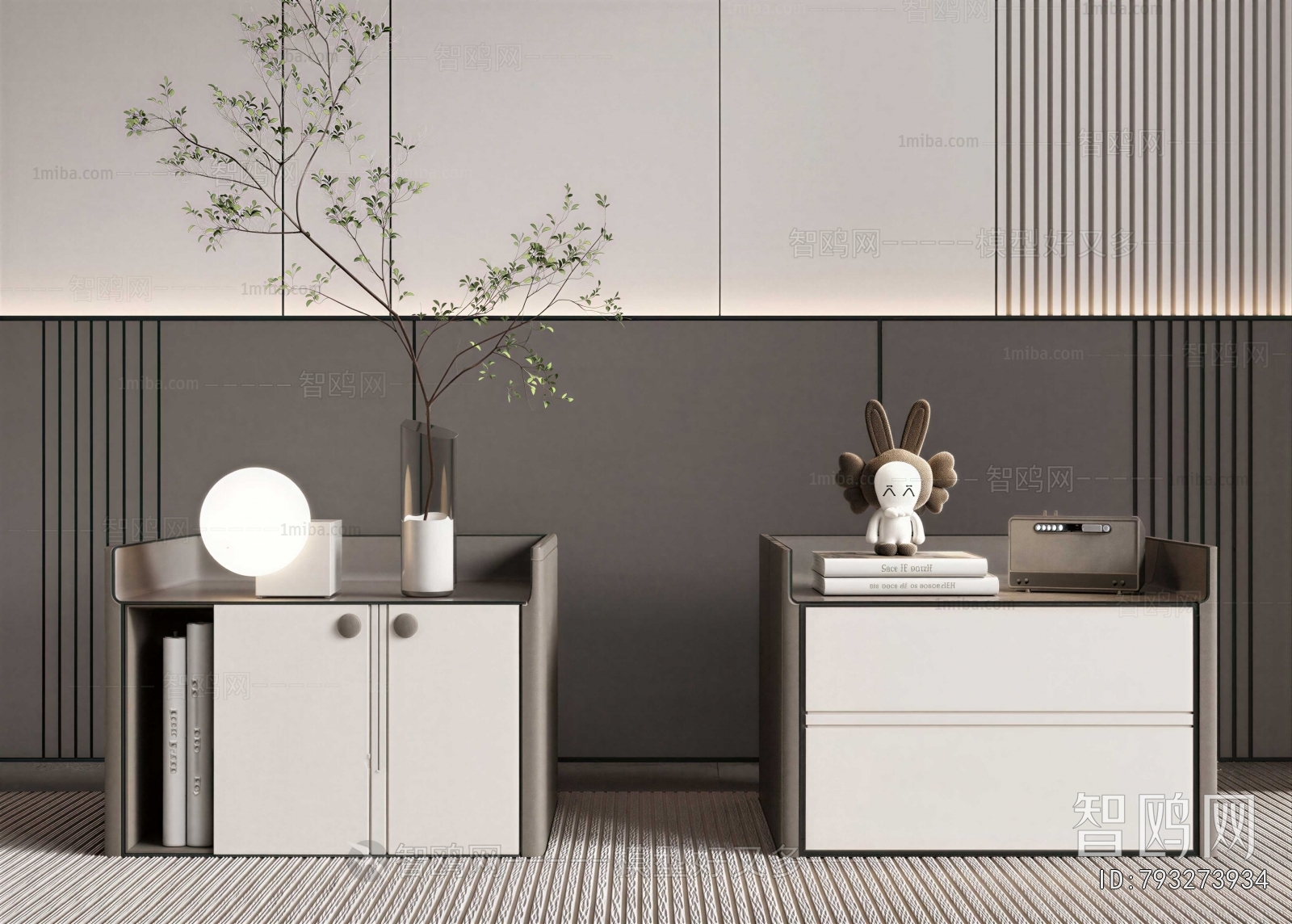 Modern Bedside Cupboard