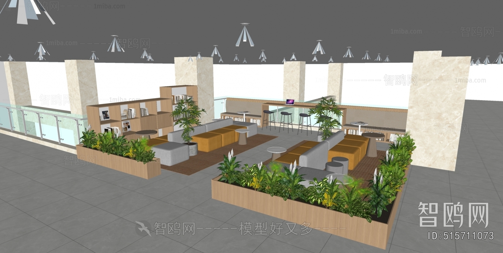 Modern Office Rest Area