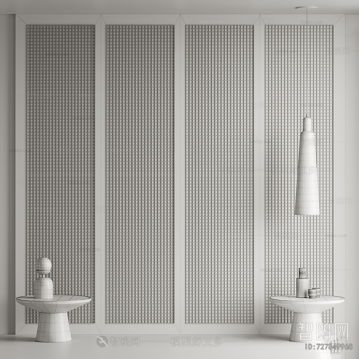 Wabi-sabi Style TV Wall