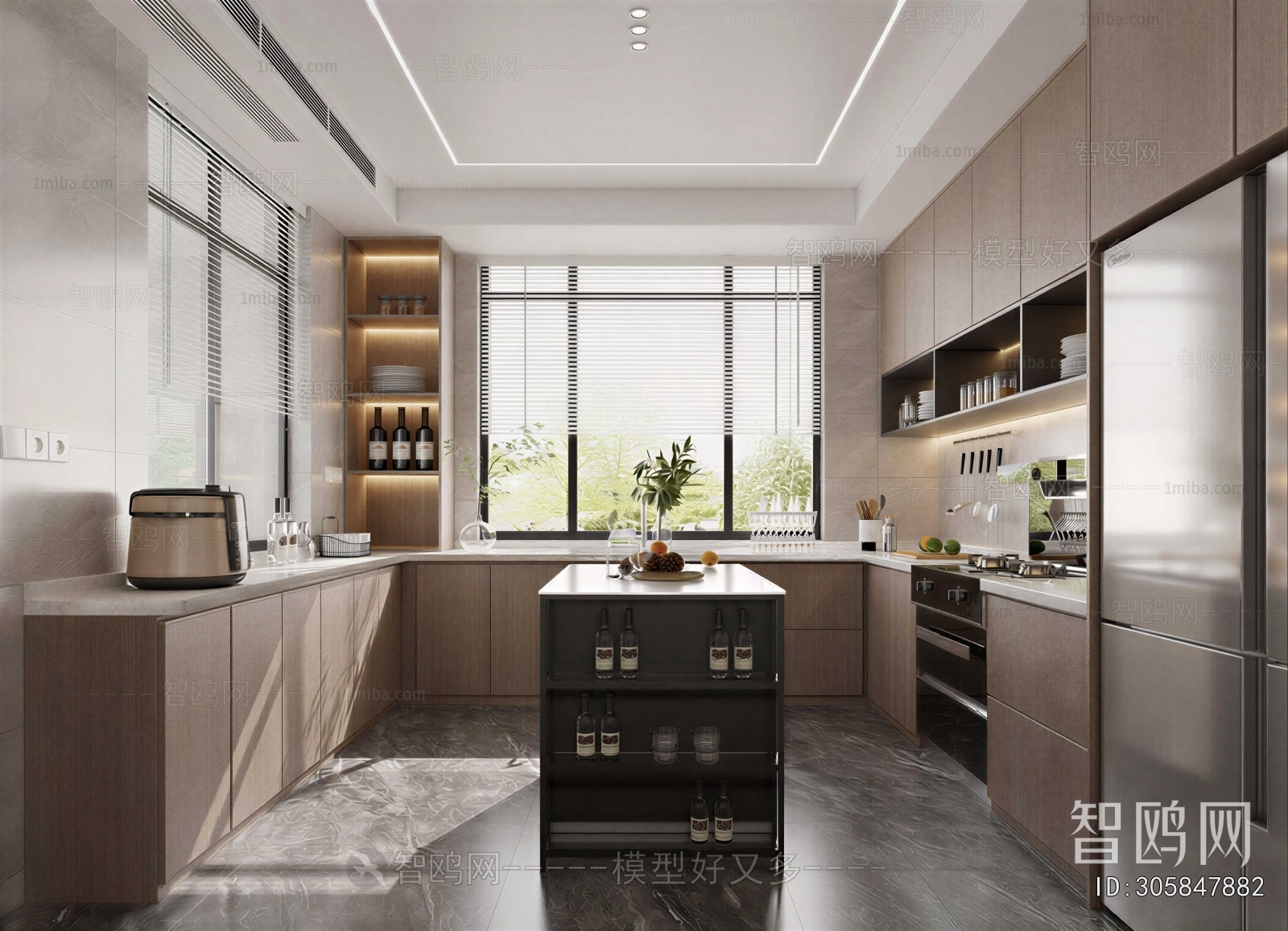Modern The Kitchen