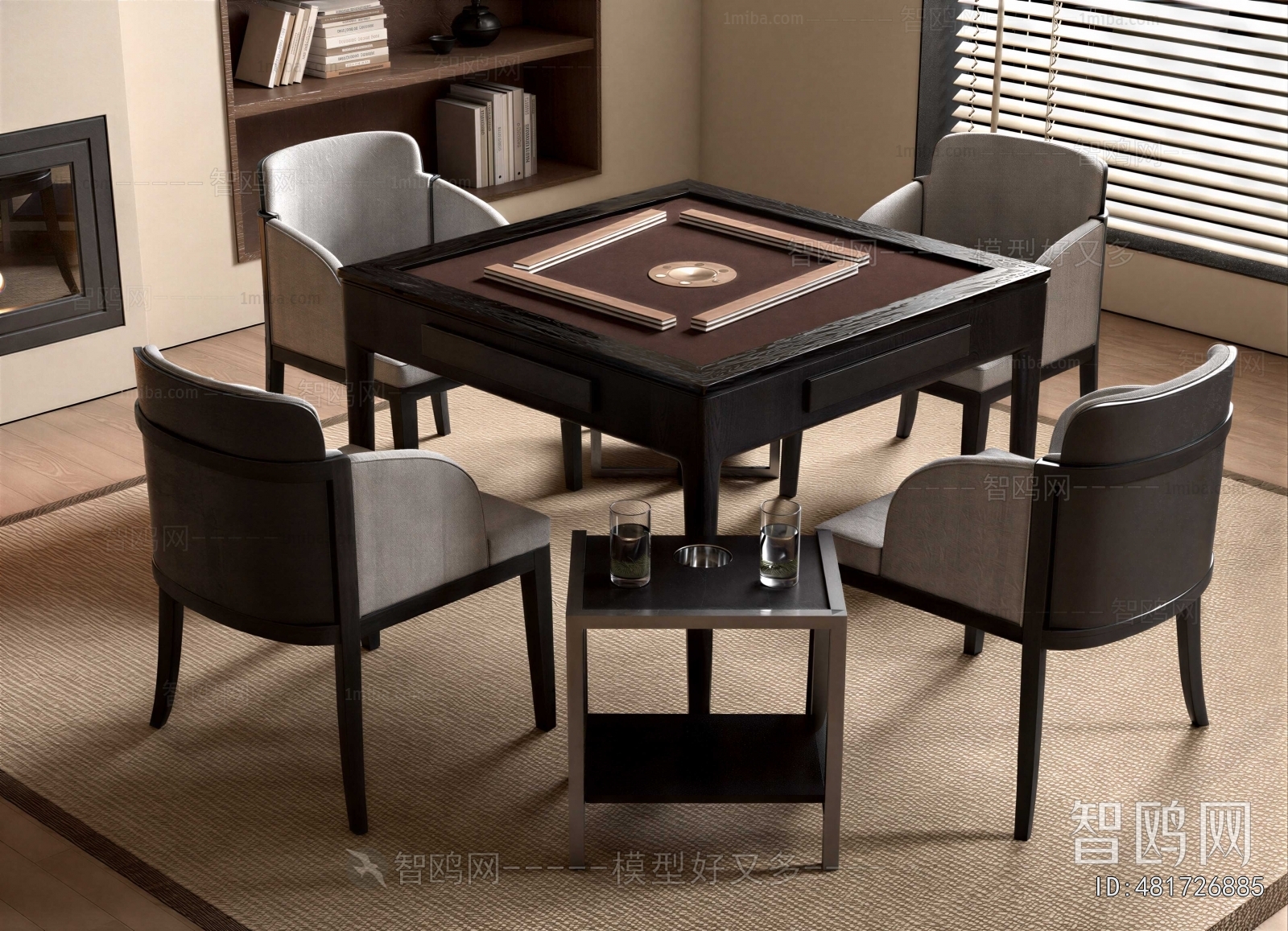 Modern Mahjong Tables And Chairs
