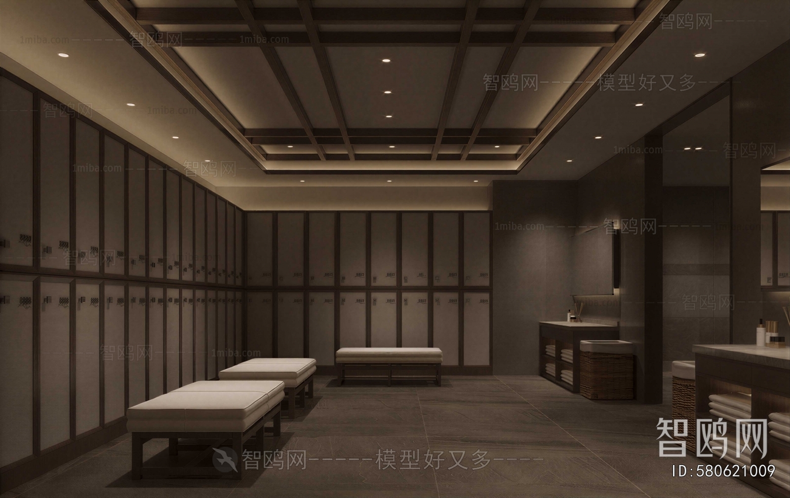 New Chinese Style Changing Room