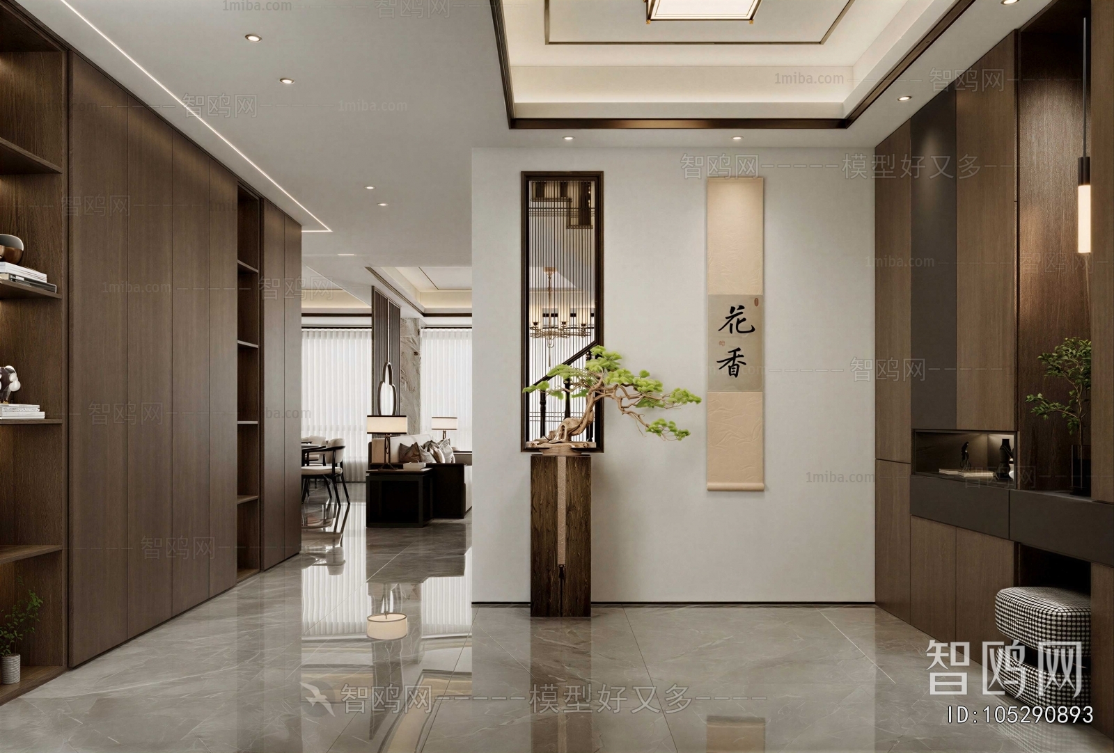 New Chinese Style Hallway