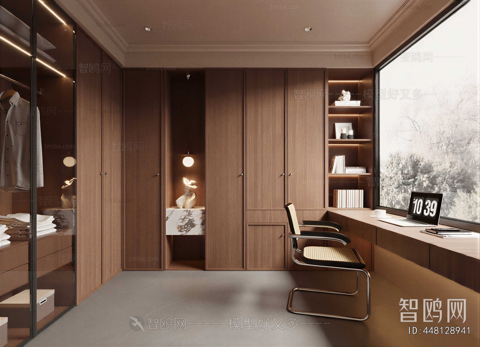 Modern Clothes Storage Area