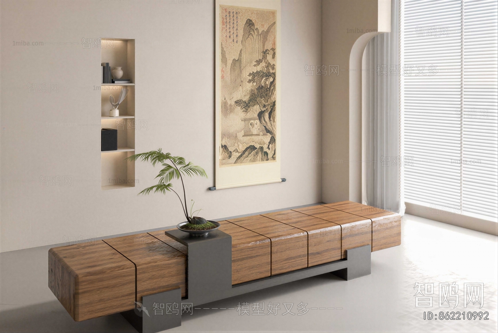 New Chinese Style Bench
