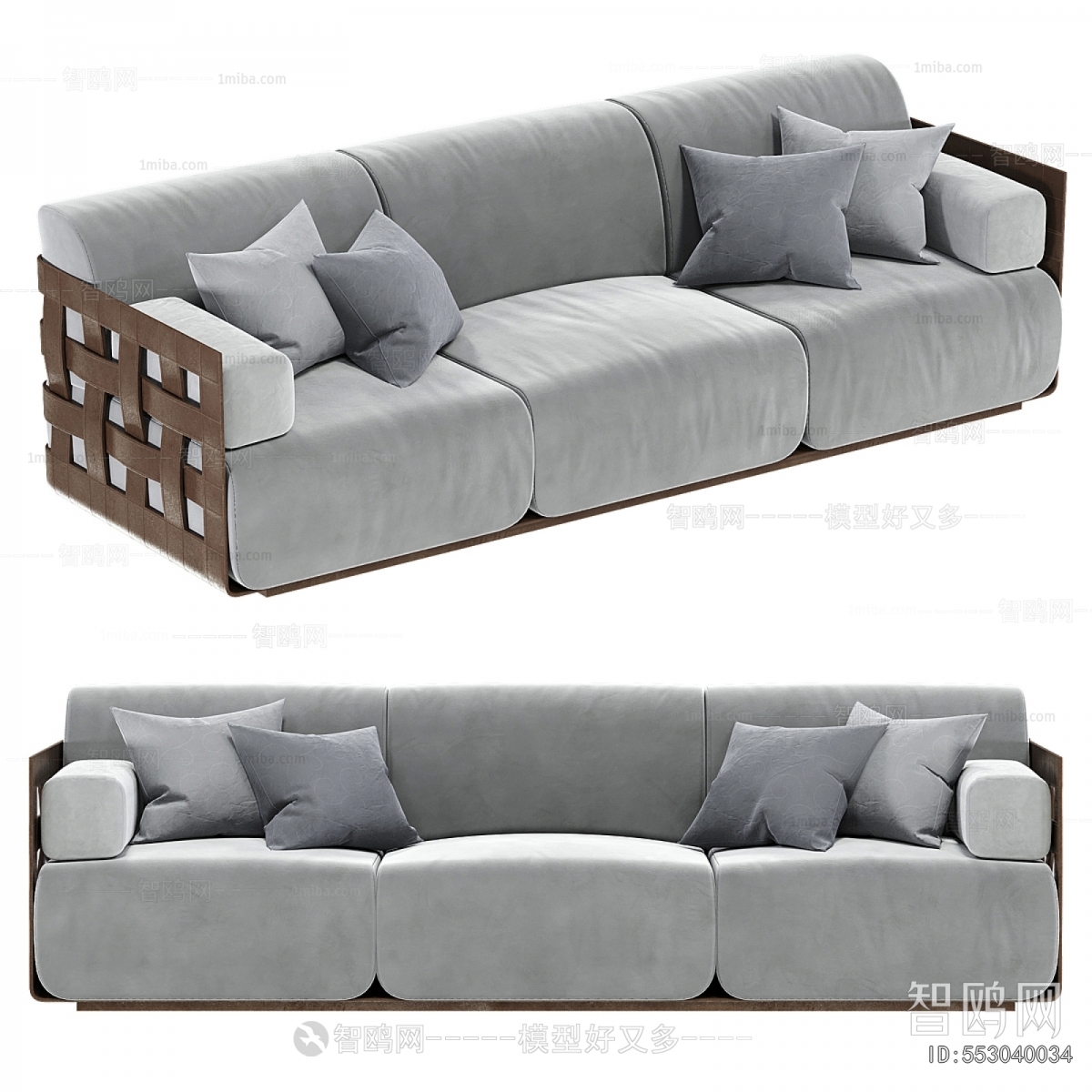 Modern Three-seat Sofa