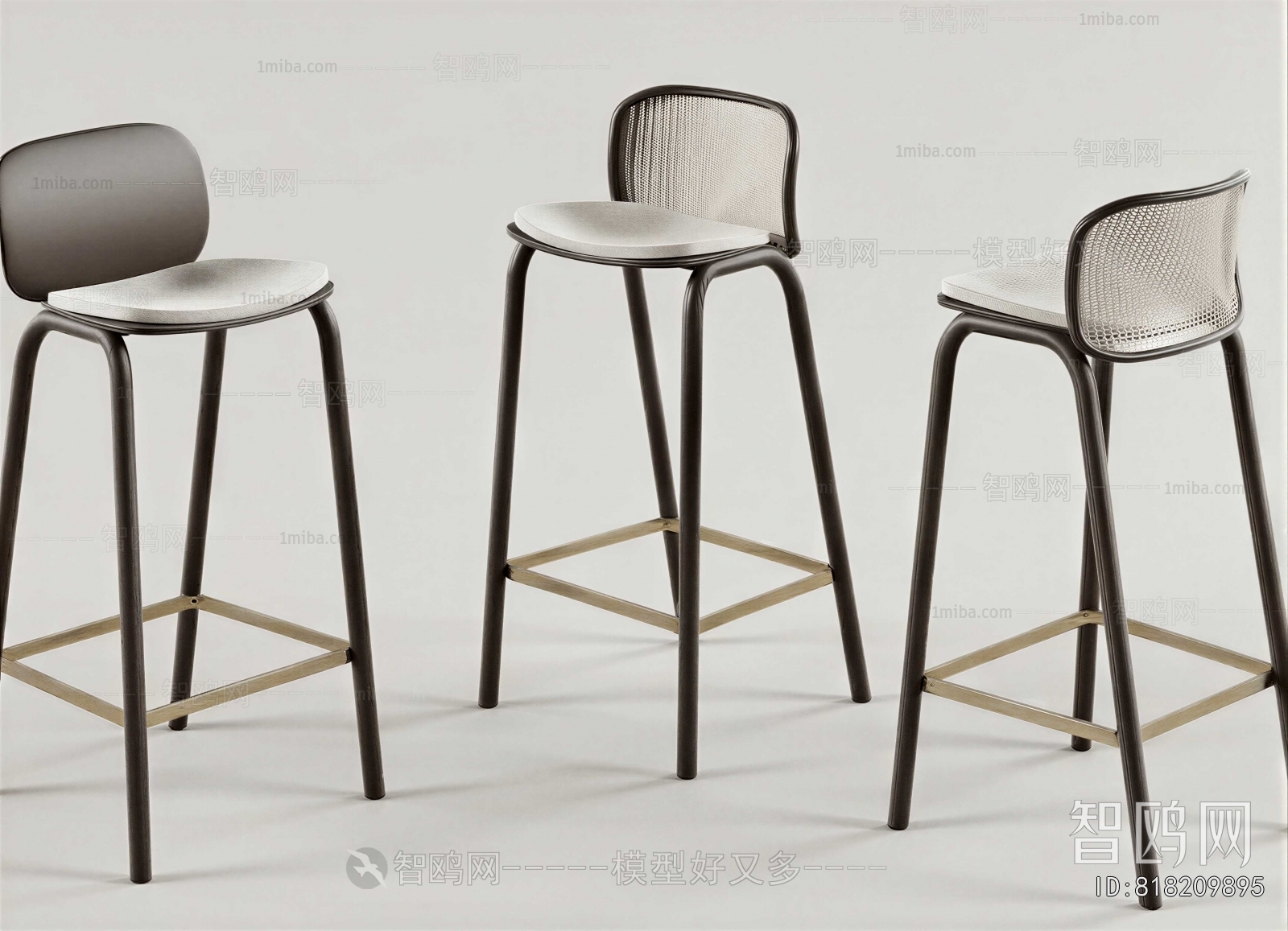 Nordic Style Bar Chair