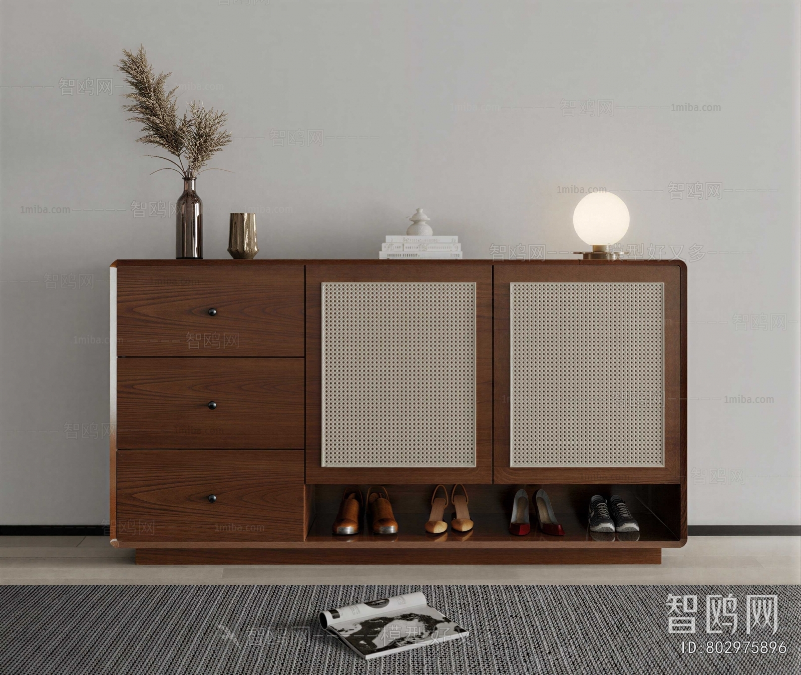 Modern Shoe Cabinet