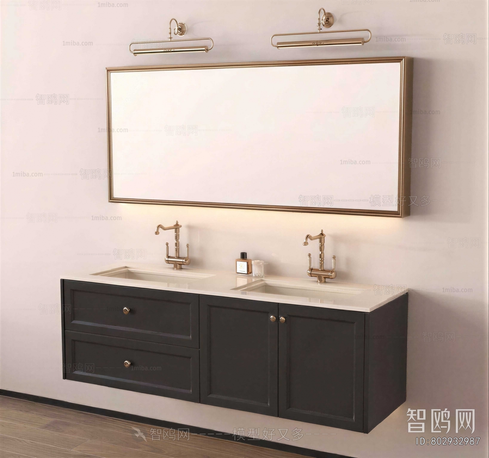 French Style Bathroom Cabinet