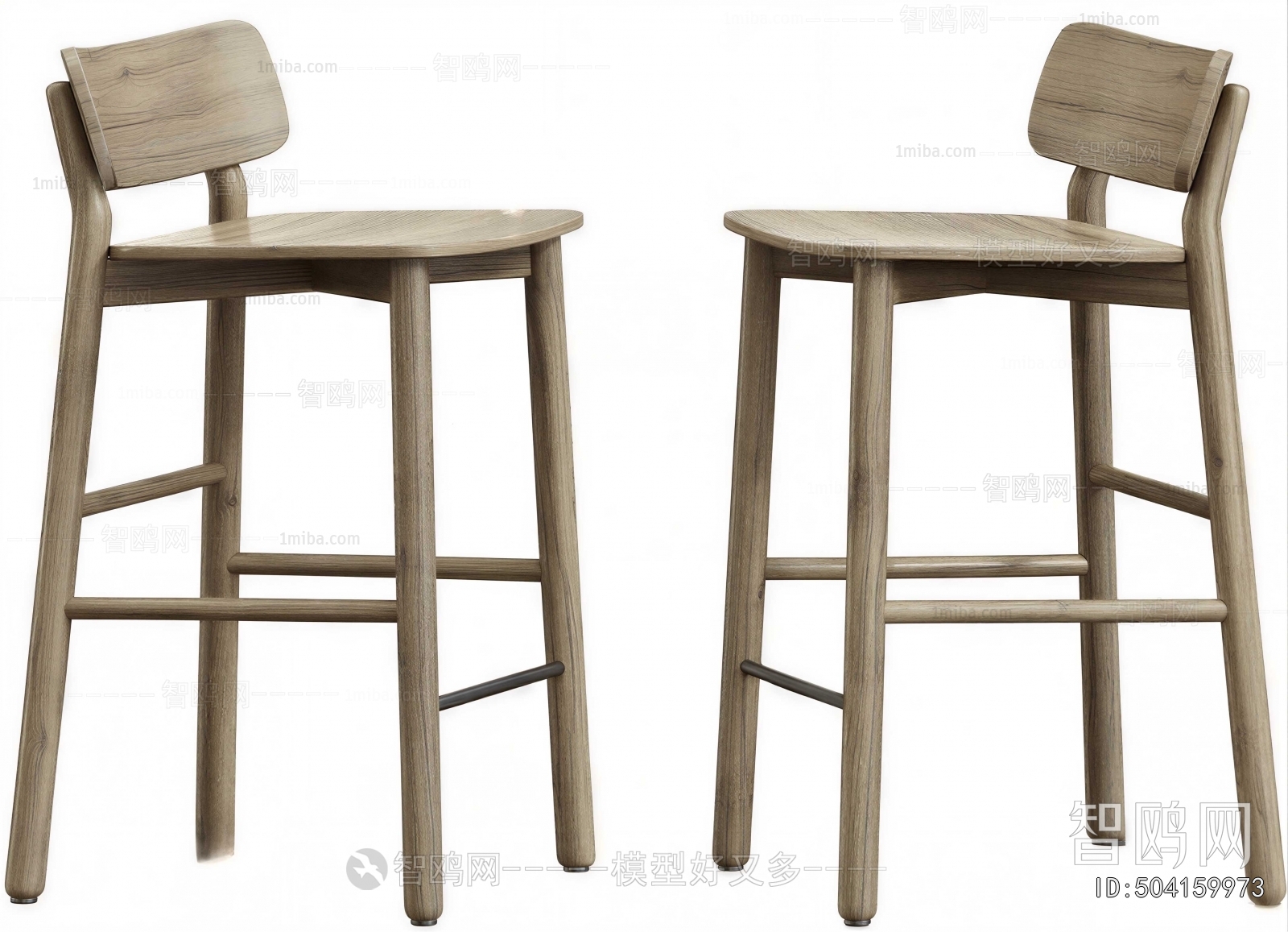 Nordic Style Bar Chair