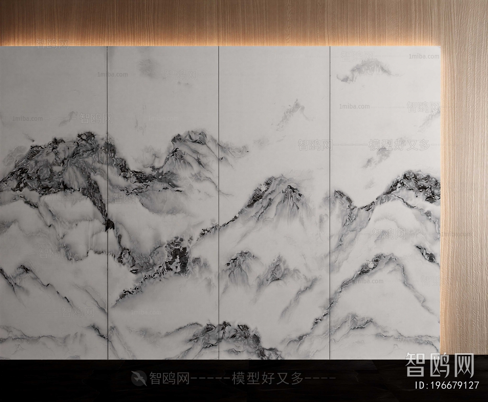 New Chinese Style TV Wall