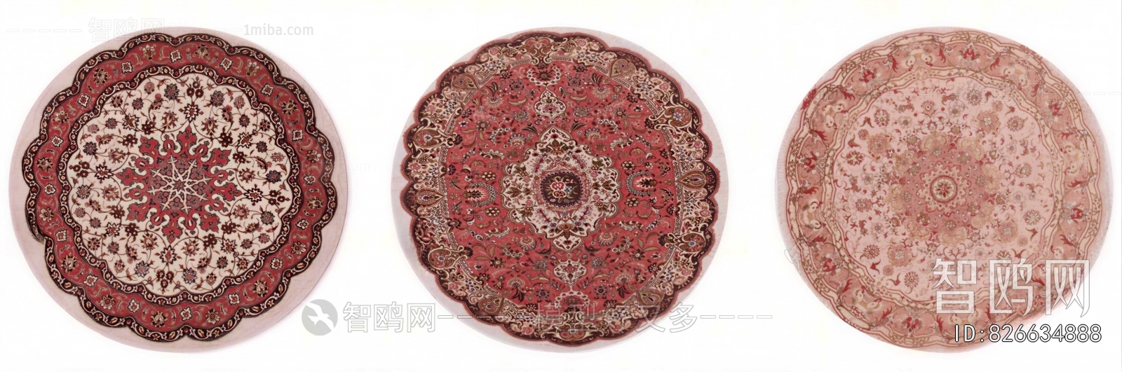 European Style Circular Carpet