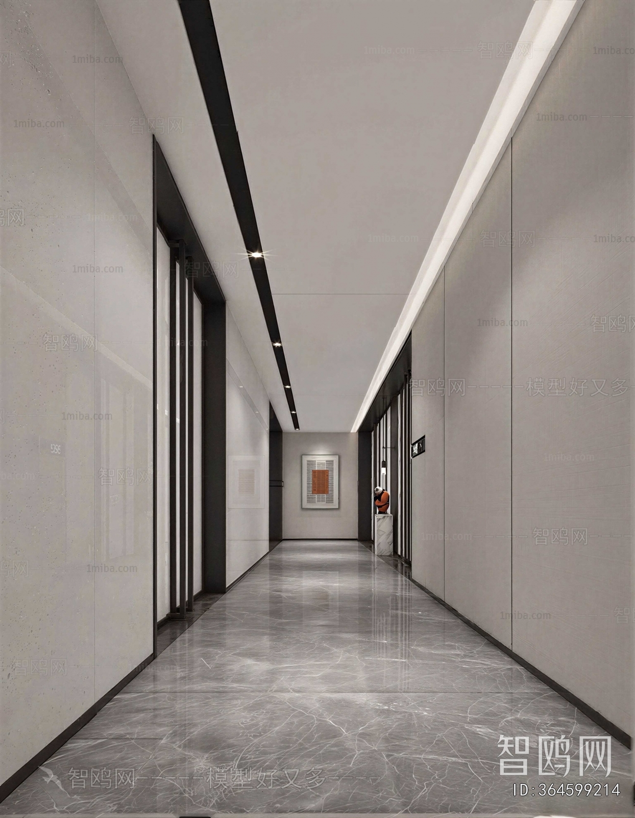 Modern Office Aisle
