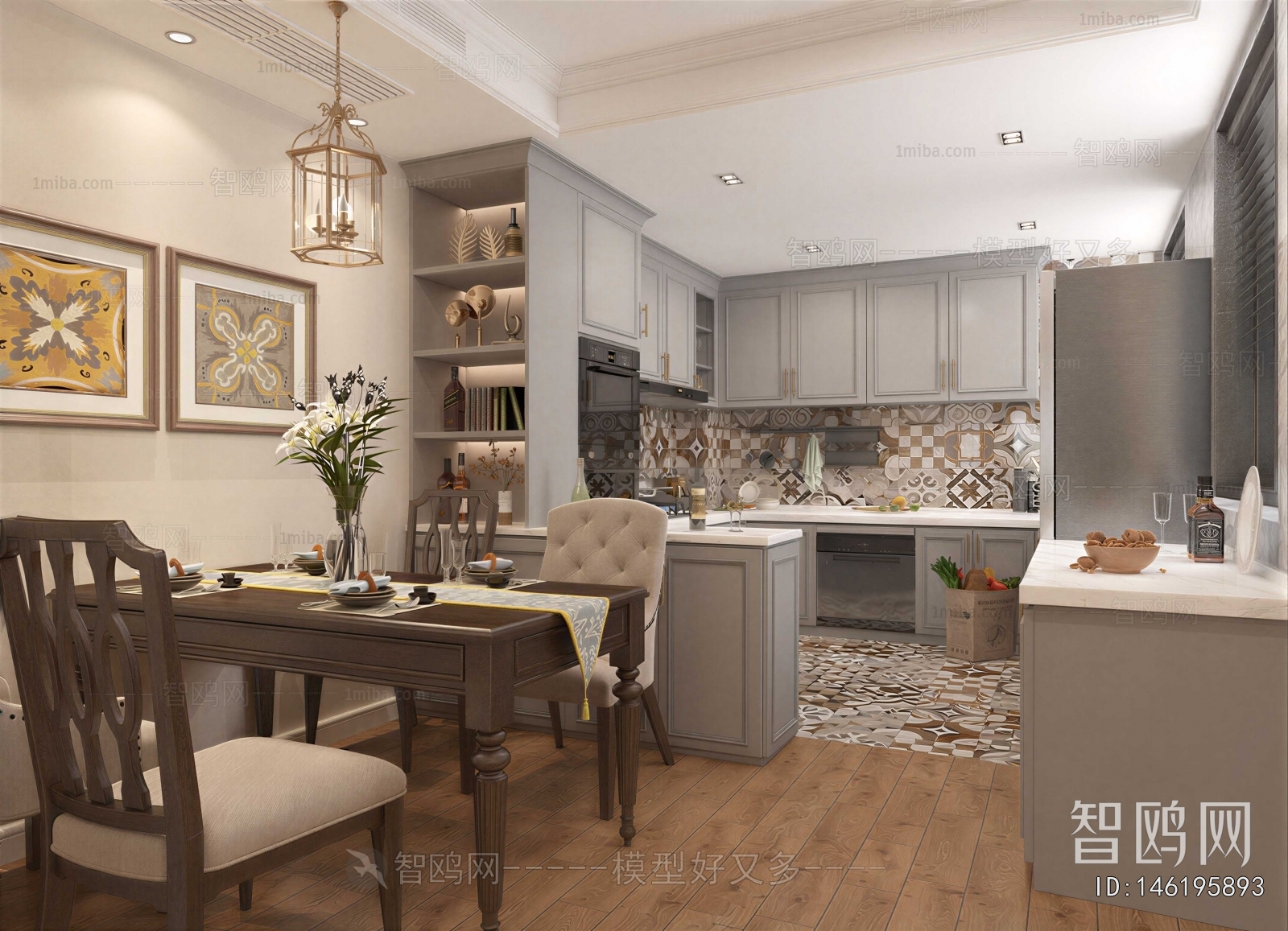 American Style Open Kitchen