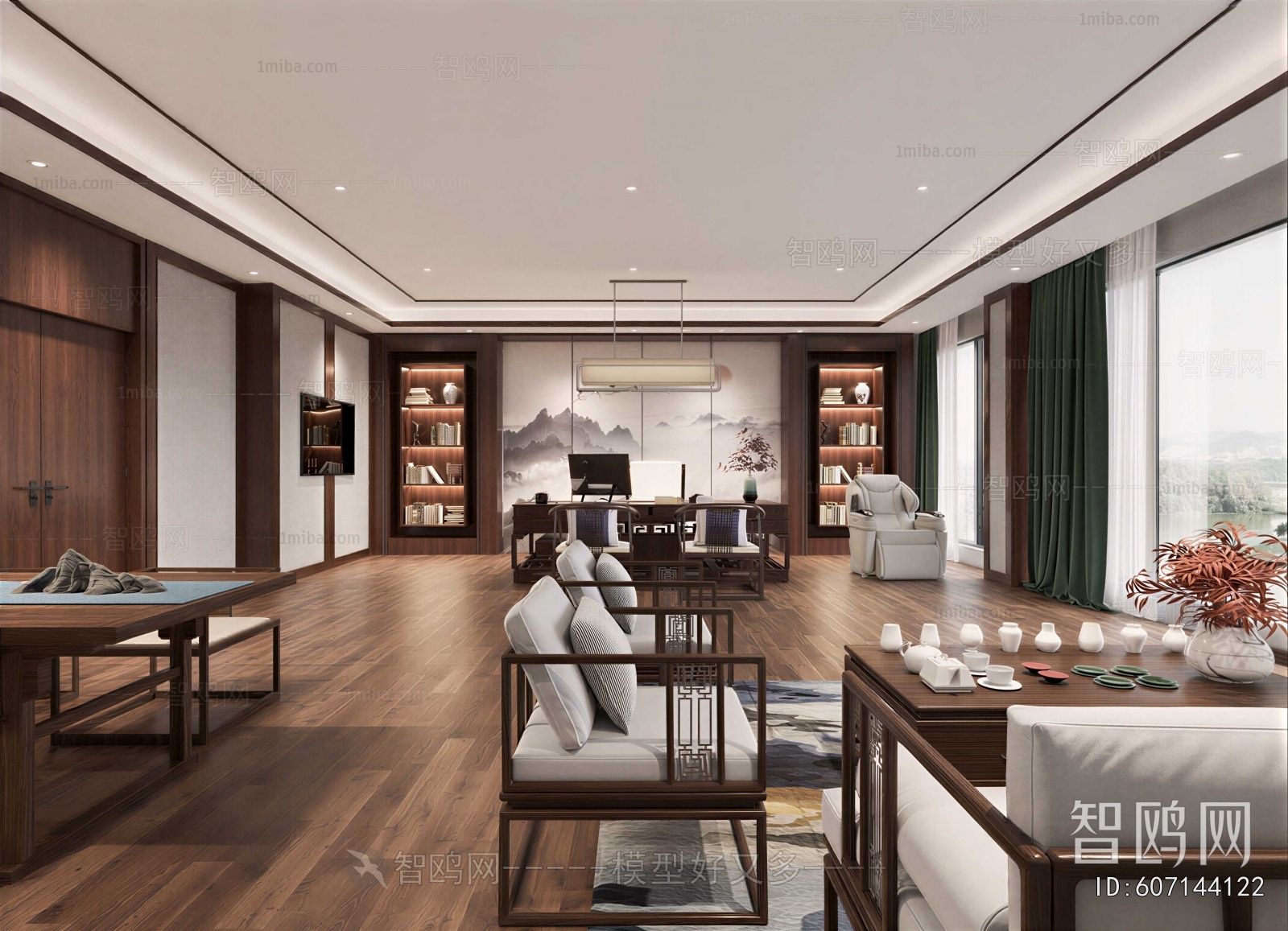 New Chinese Style Manager's Office