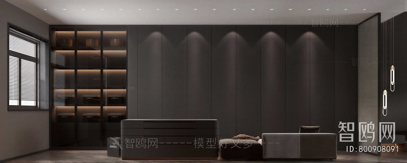 Modern Clothes Storage Area