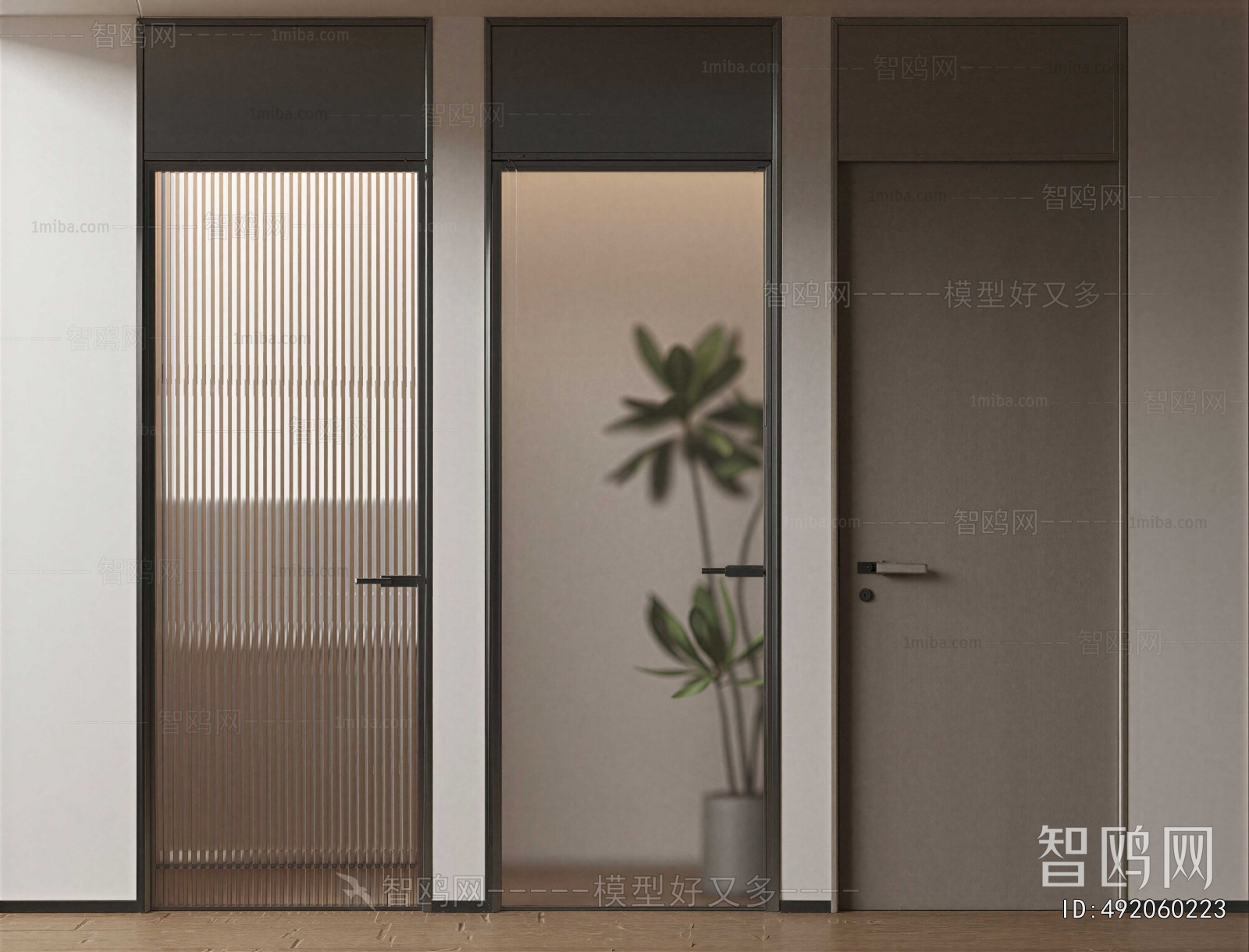 Modern Single Door