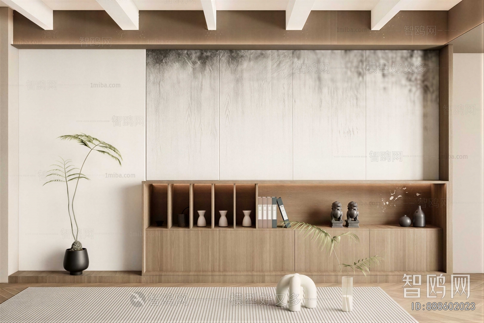 New Chinese Style Bookcase