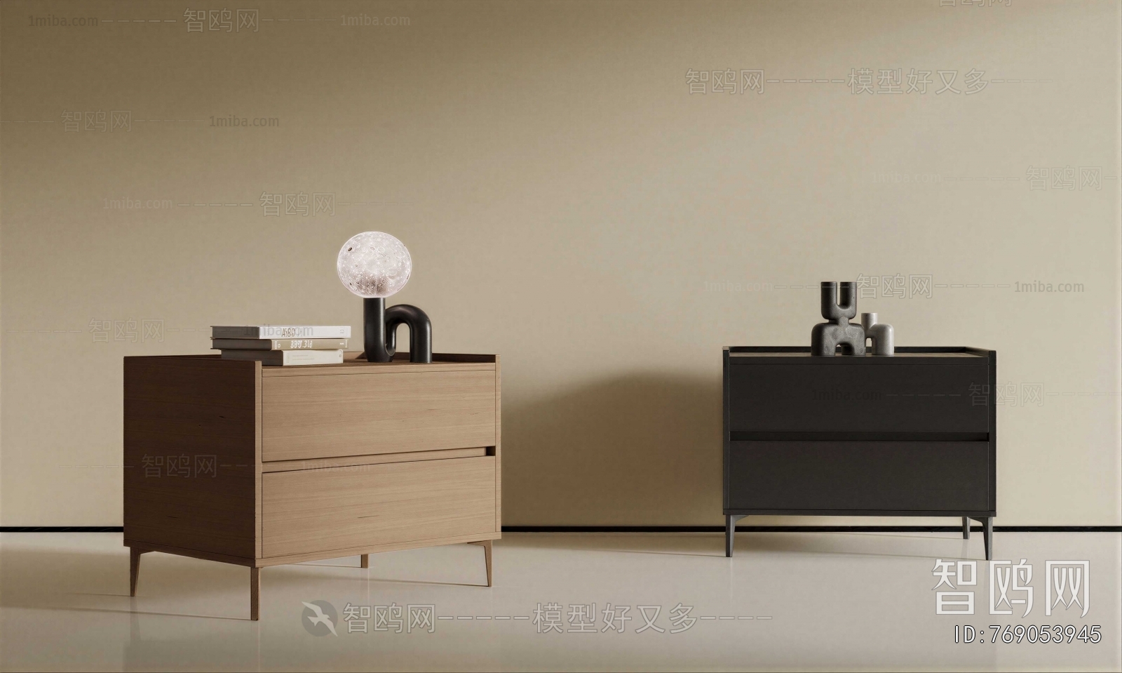 Modern Bedside Cupboard