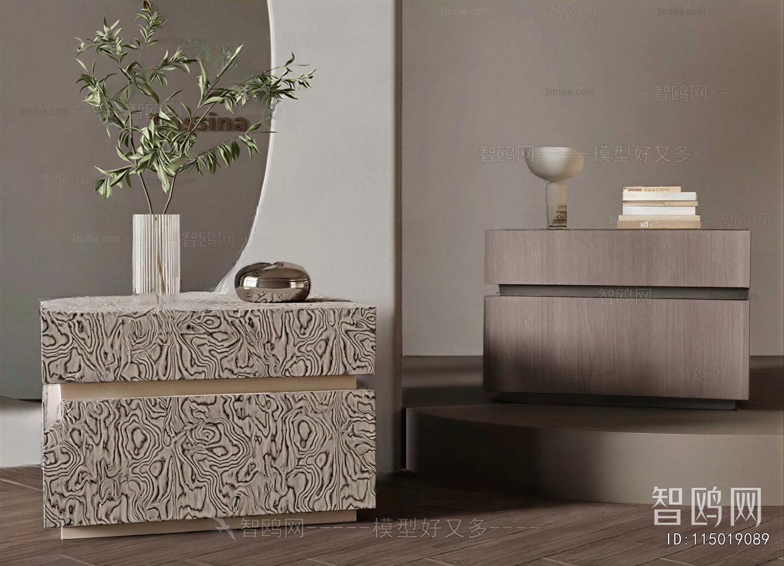 Modern Bedside Cupboard