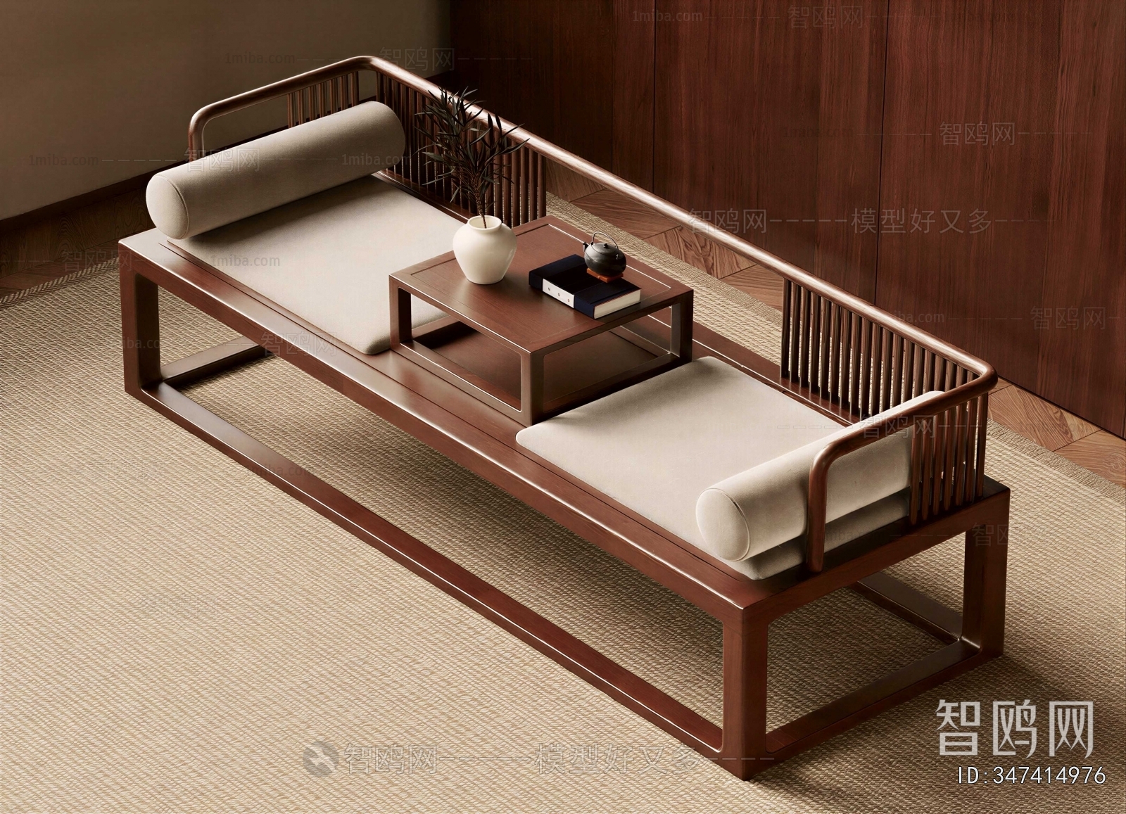 New Chinese Style Arhat Bed