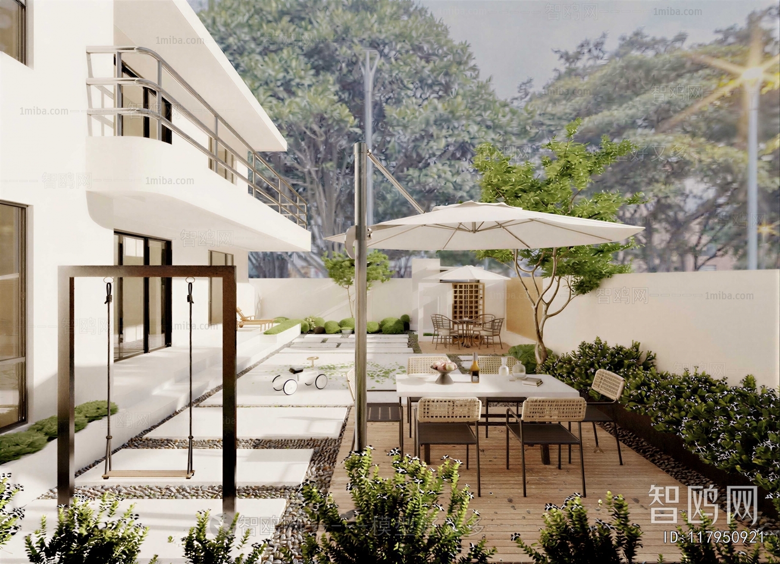 Modern Courtyard/landscape