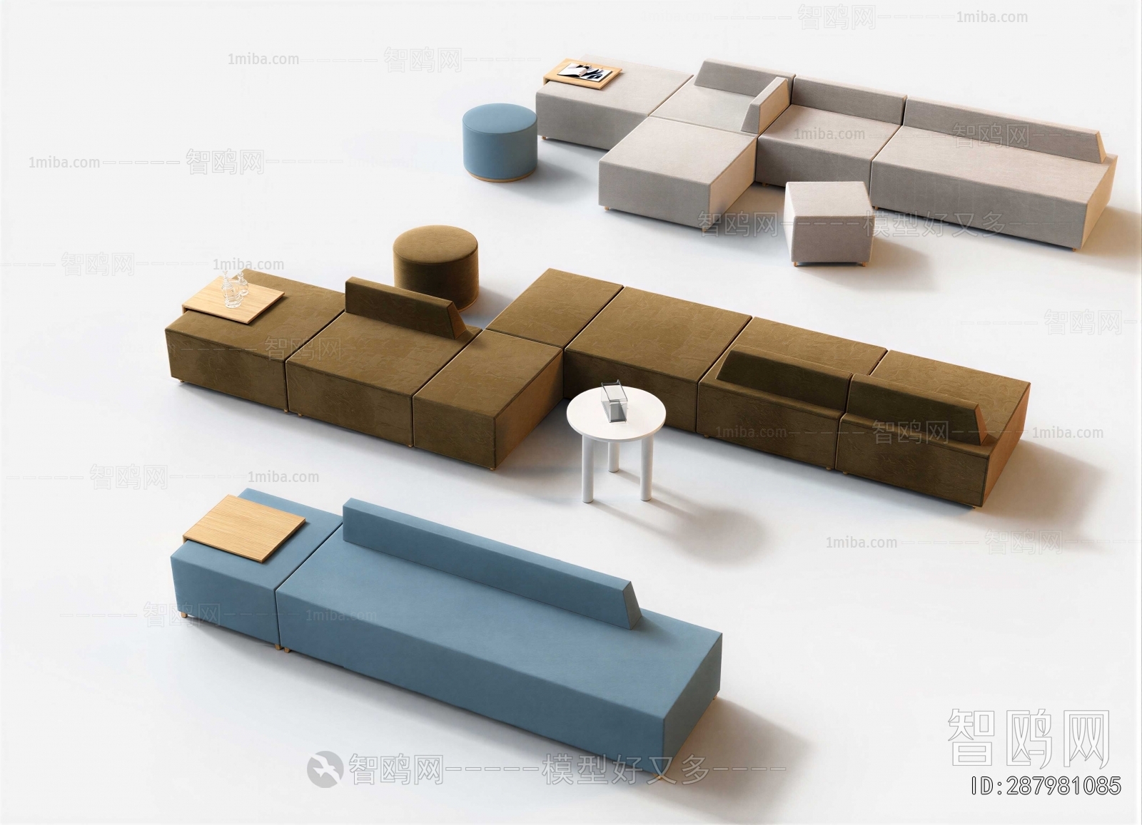 Modern Card Seat Sofa