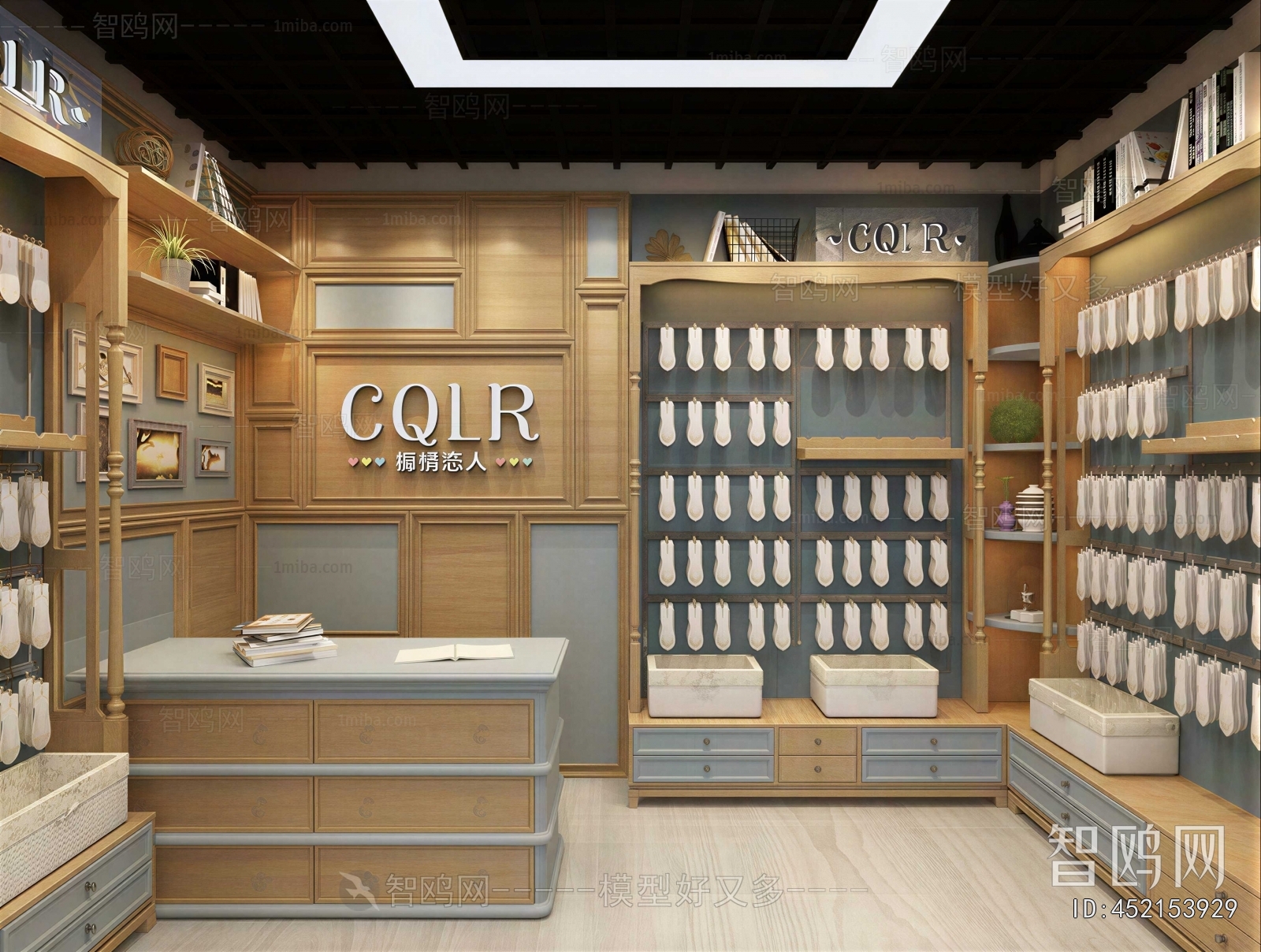 Simple European Style Exclusive Shop